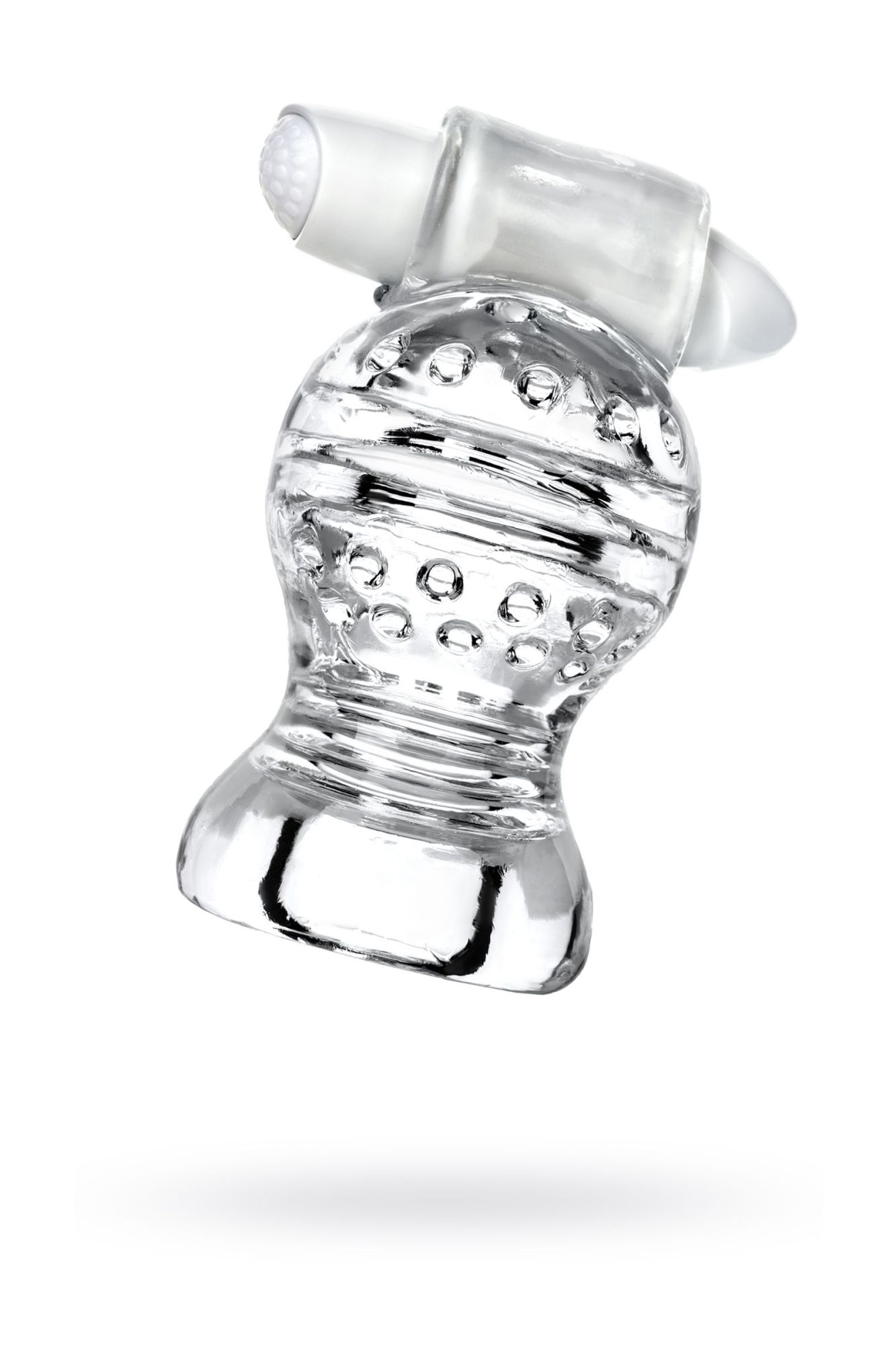 мастурбатор нереалистичный lingam by toyfa  shakti, tpe, прозрачный, 9 см в России