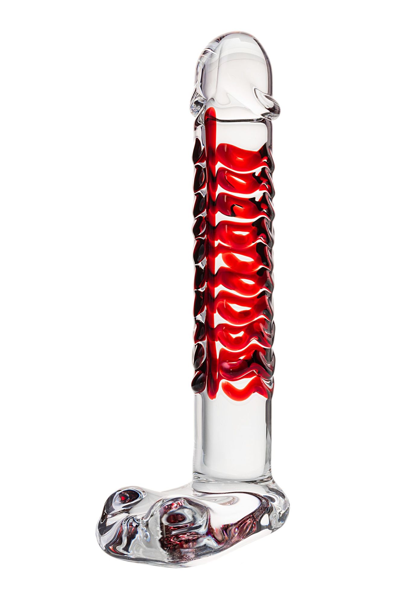 нереалистичный фаллоимитатор sexus glass, стекло, прозрачный, 16 см в России