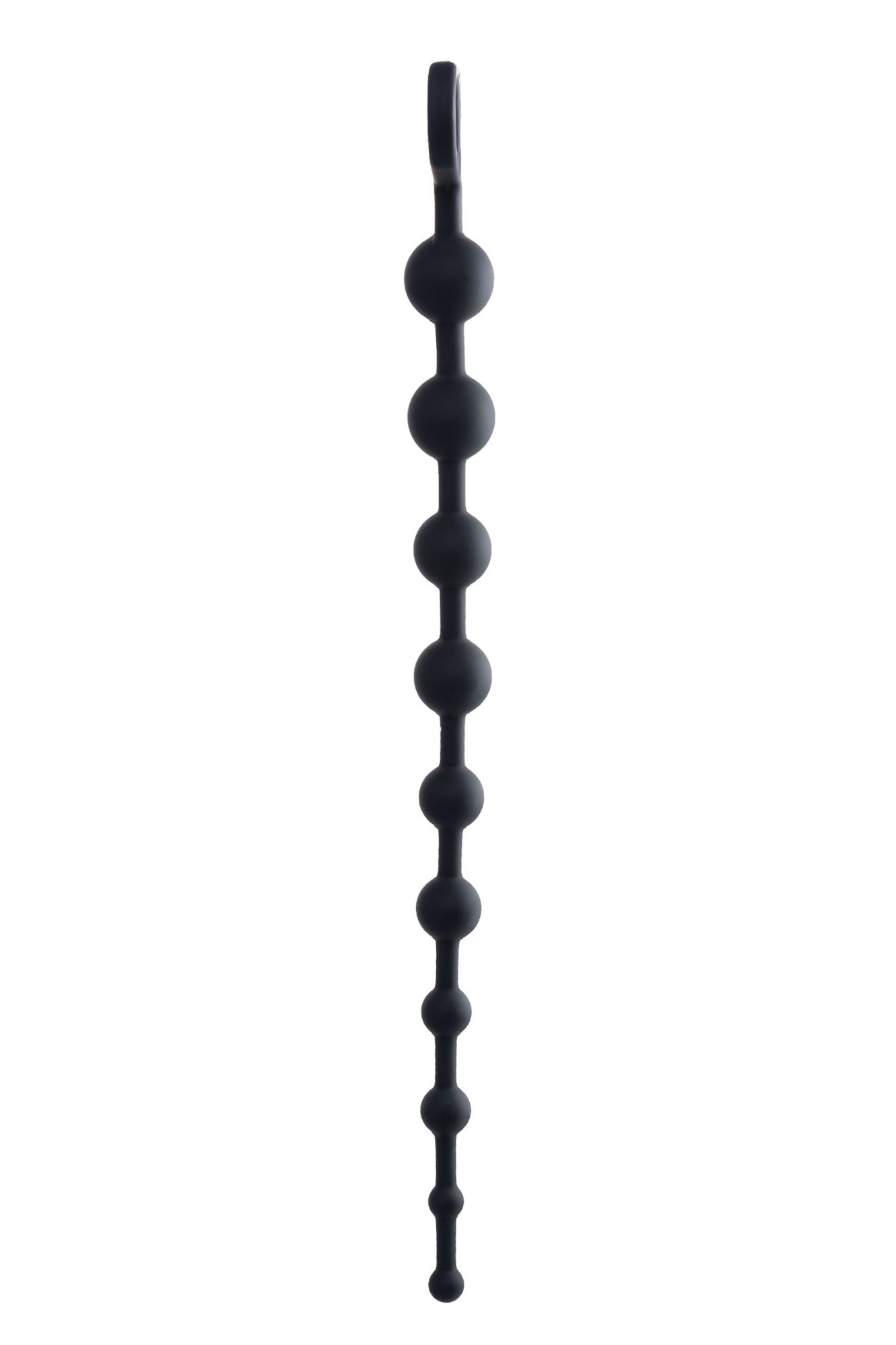 анальные бусы toyfa popo pleasure cephei, водонепроницаемые, силикон, черные, 33,5 см, ø 2,4 см в России