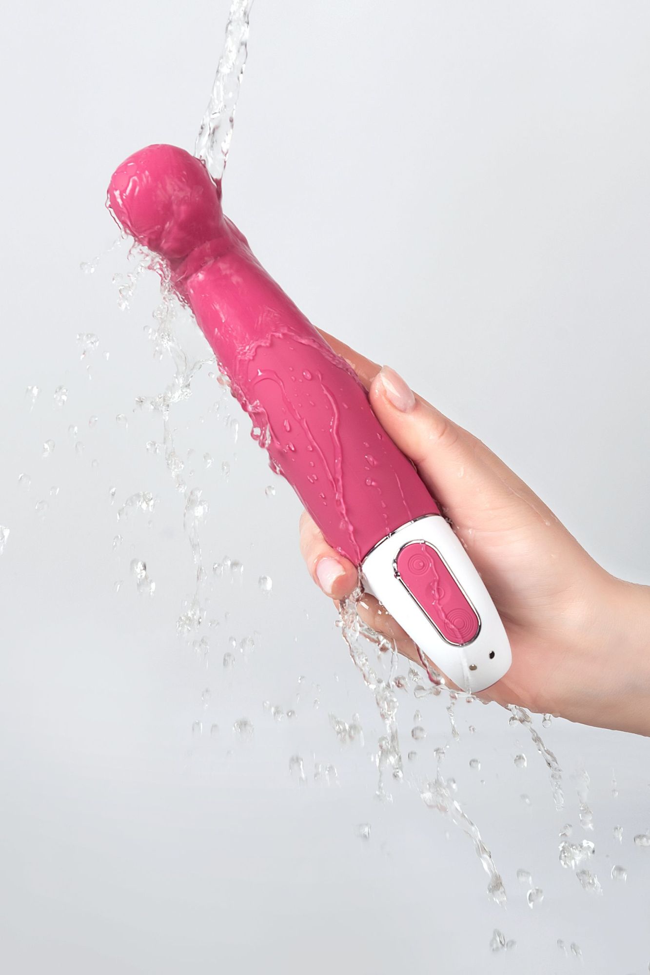 нереалистичный вибратор satisfyer vibes petting hippo, силикон, красный, 22,9 см. в России
