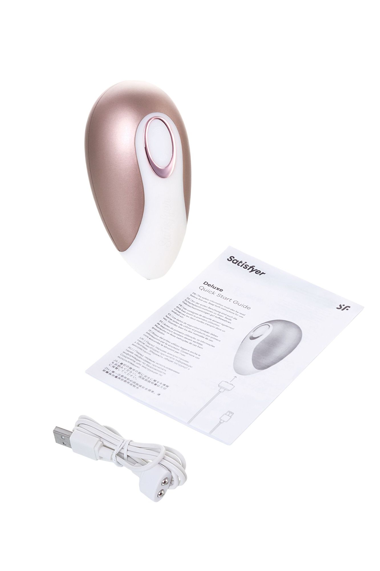 вакуум-волновой бесконтактный стимулятор клитора satisfyer pro deluxe ng, силикон, розовый, 11 см. в России