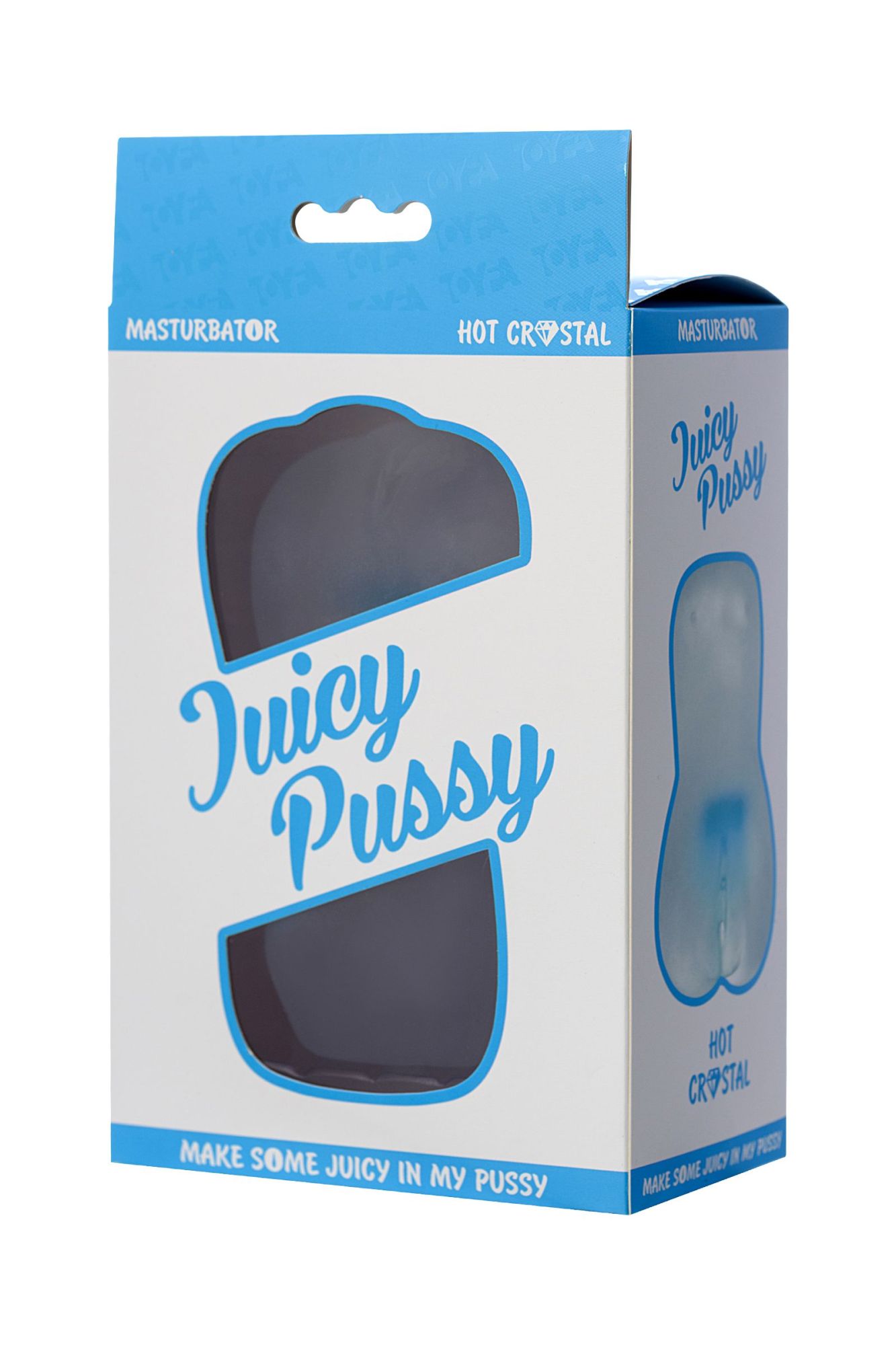 мастурбатор реалистичный toyfa juicy pussy hot crystal, tpe, 14,5 см в России