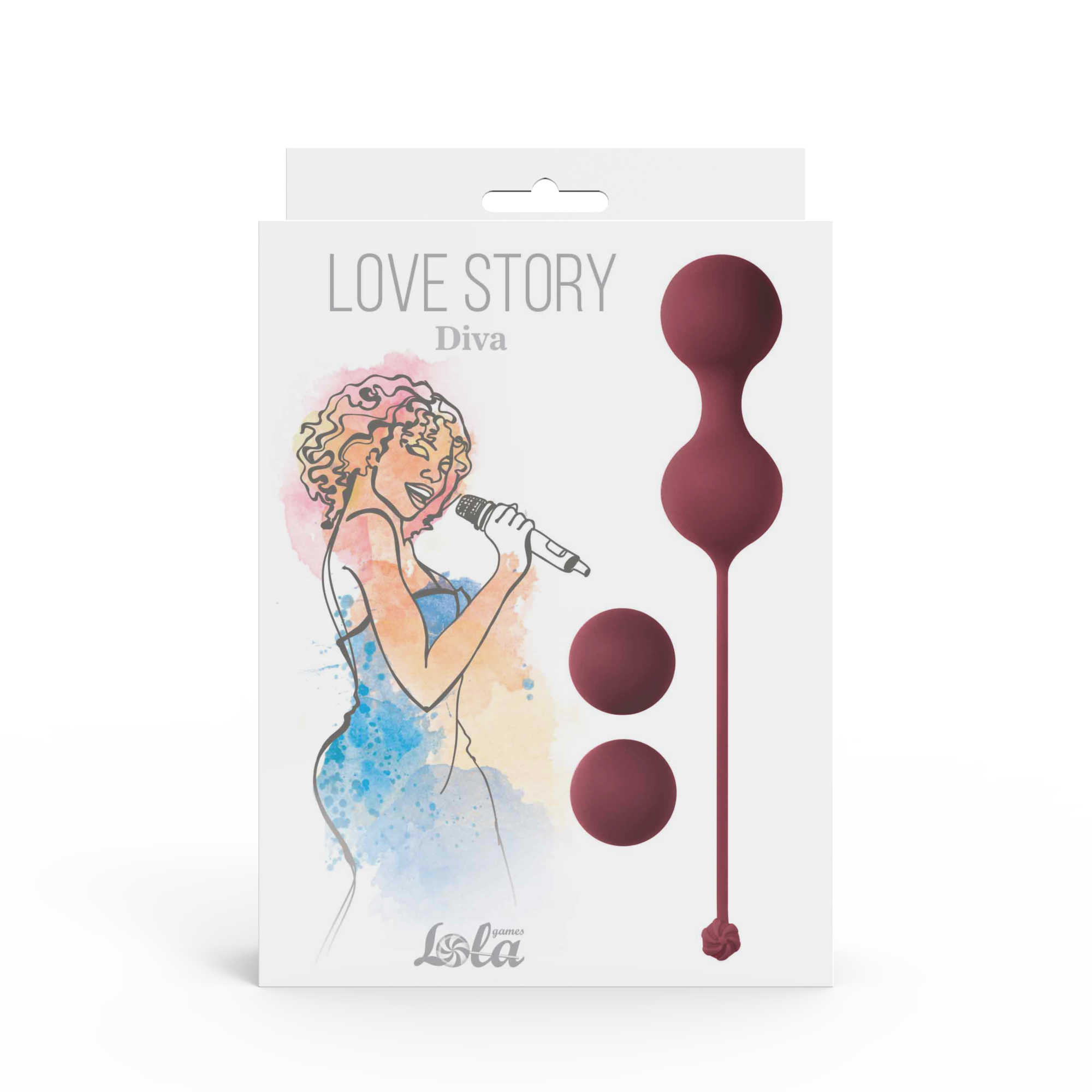 набор вагинальных шариков love story diva wine red 3012-02lola в России