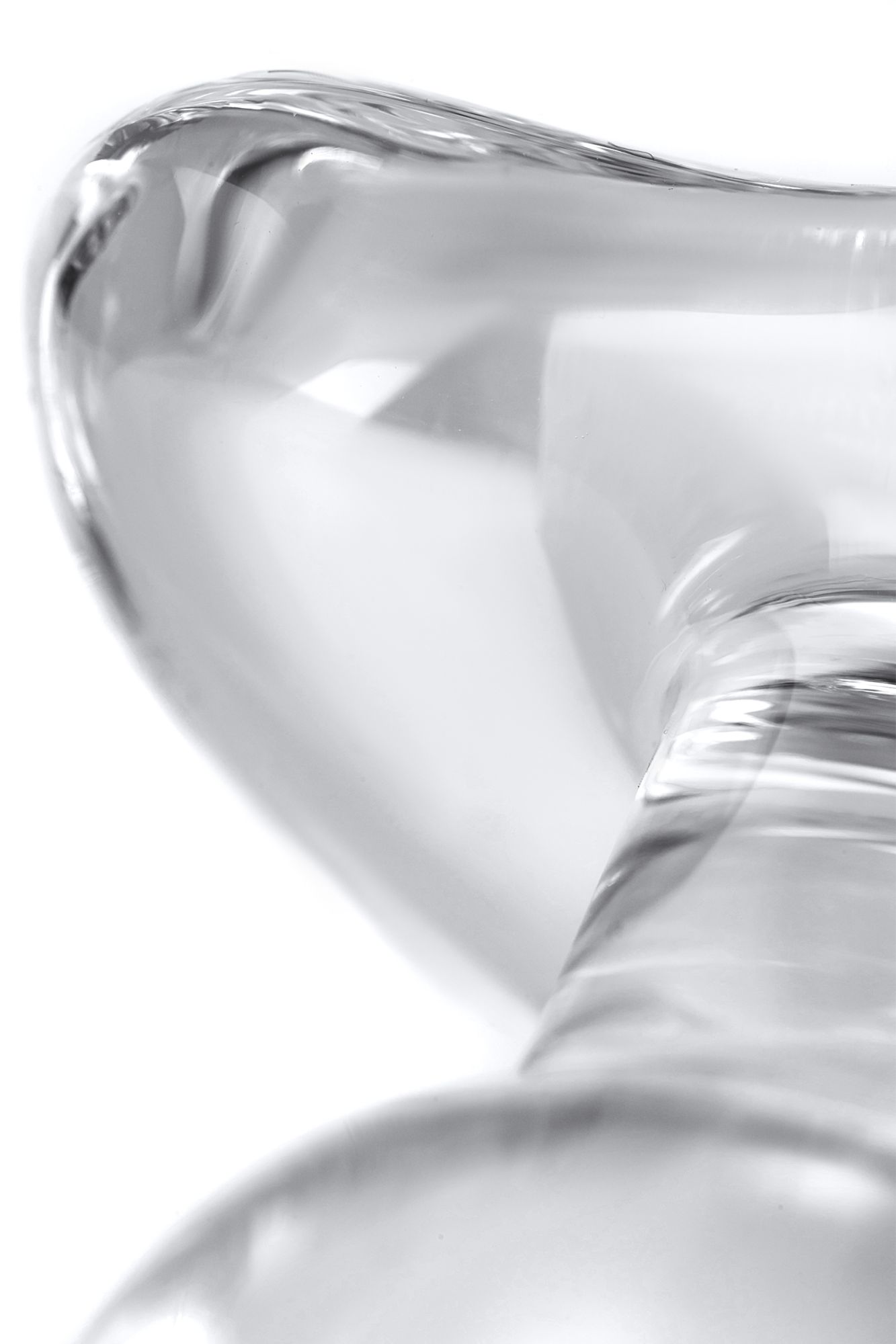 анальная втулка sexus glass, стекло, прозрачная, 11,5 см, ø 3,5 см в России