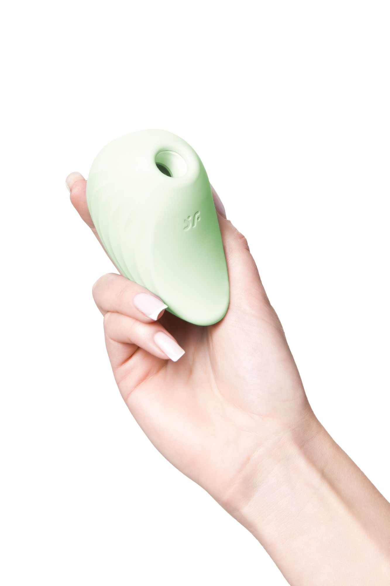 вакуум-волновой бесконтактный стимулятор клитора satisfyer pearl diver, силикон, зеленый, 5 см в России