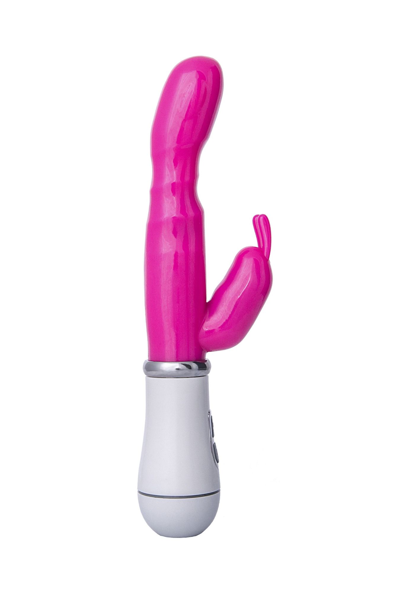 вибратор с клиторальным стимулятором a-toys by toyfa, tpe, розовый, 20 см в России