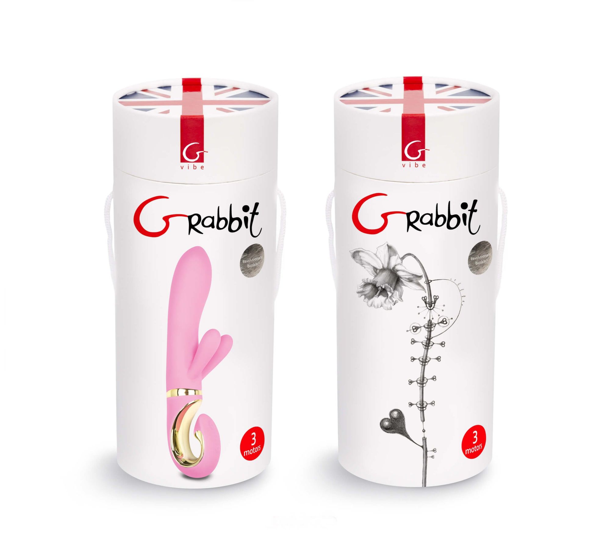 вибромассажер рэббит gvibe grabbit, розовый в России