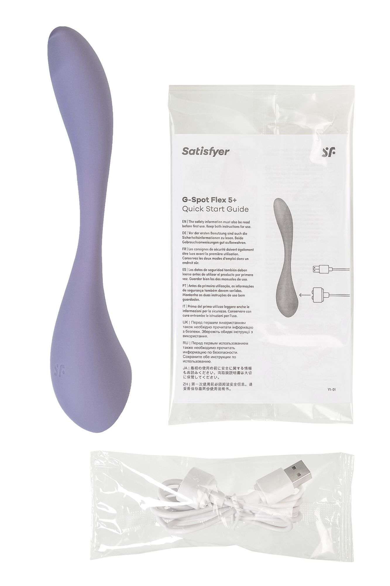 стимулятор точки g satisfyer g-spot flex 5, фиолетовый в России