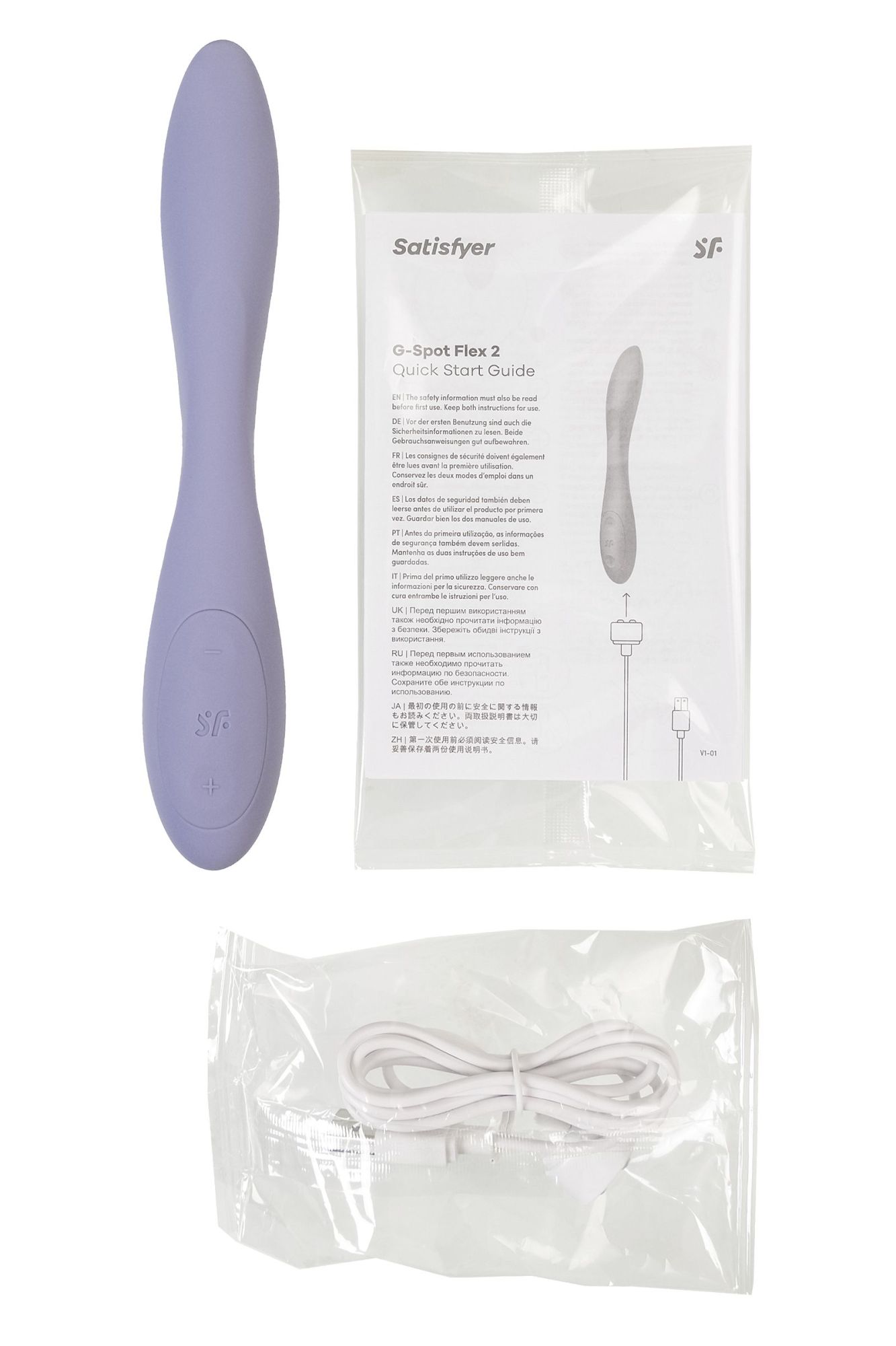 стимулятор точки g satisfyer g-spot flex 2, фиолетовый в России