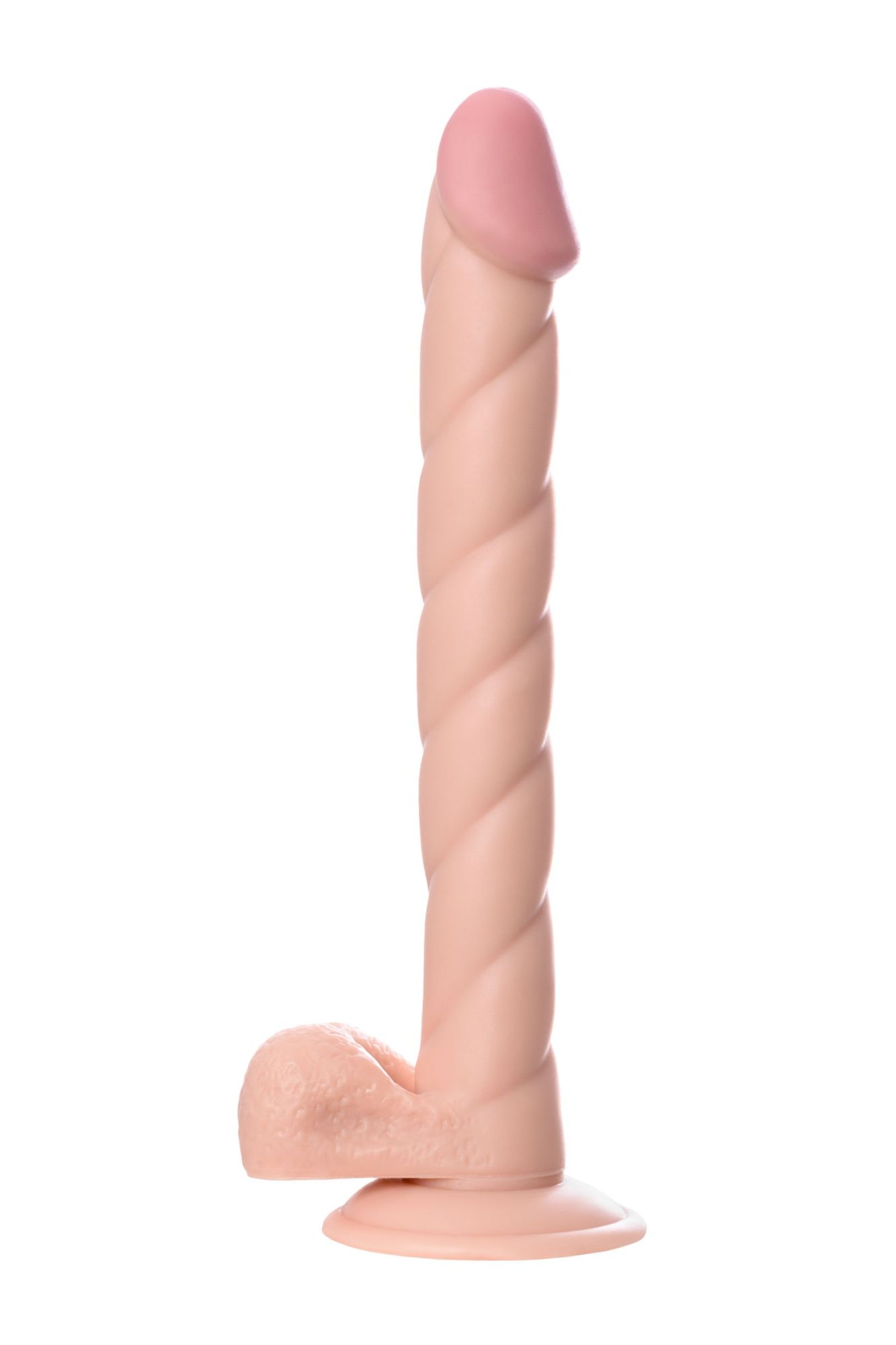 реалистичный фаллоимитатор toyfa realstick nude, pvc, телесный, 31,5 см в России