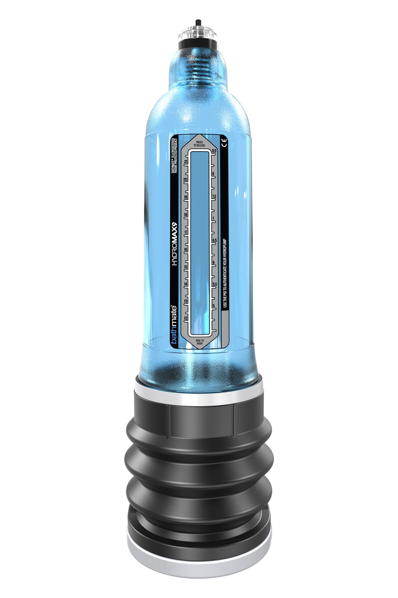 гидропомпа bathmate hydromax9, abs пластик, голубая, 32,5 см (аналог hydromax x40) в России