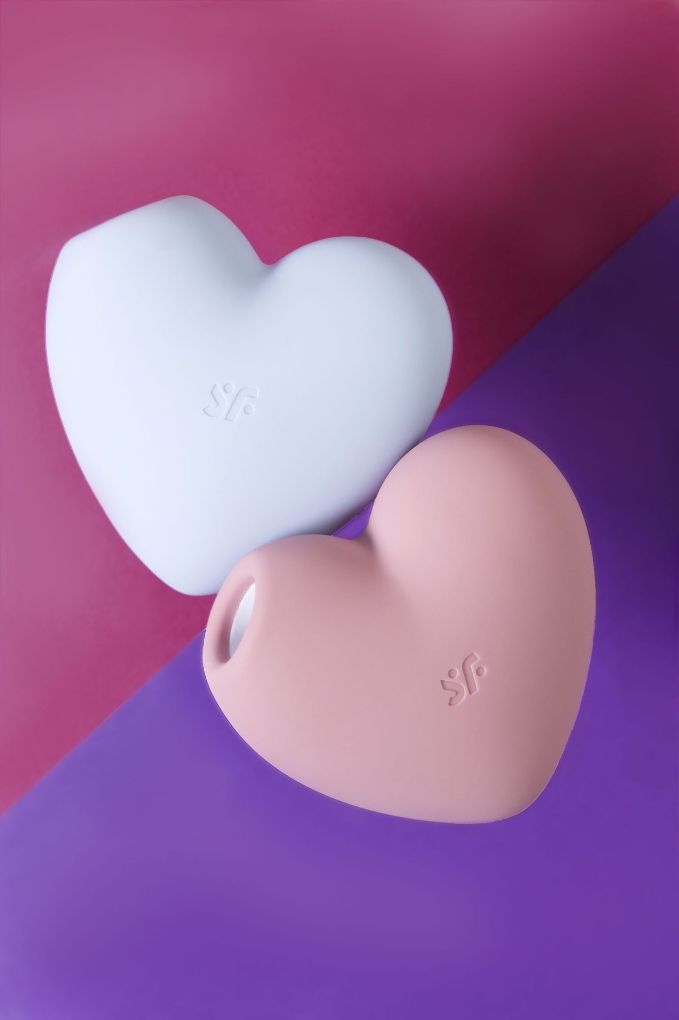 вакуум-волновой бесконтактный стимулятор клитора satisfyer cutie heart, силикон, голубой, 7,55 см в России