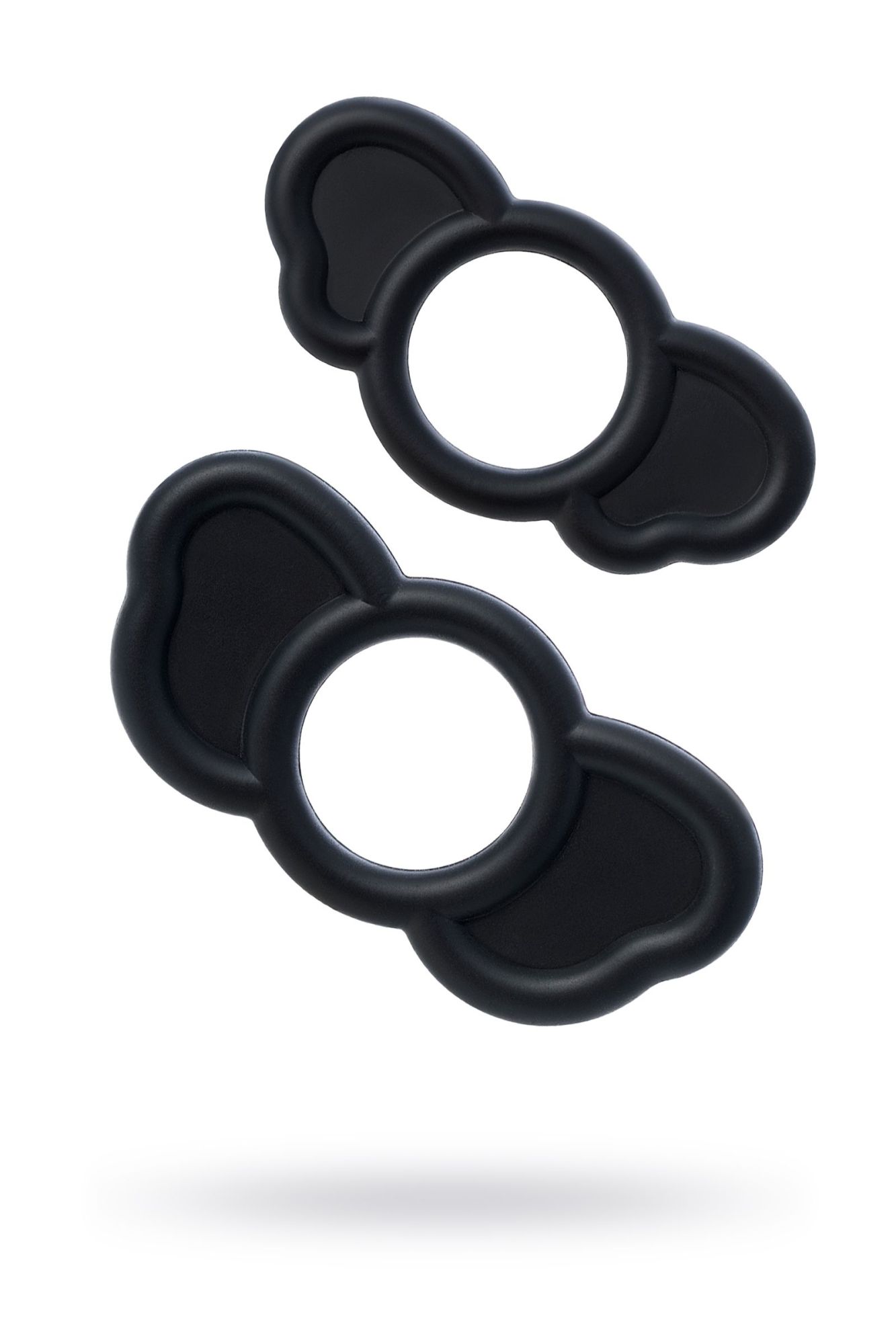 набор эрекционных колец sexus men elephant rings, силикон, чёрный в России