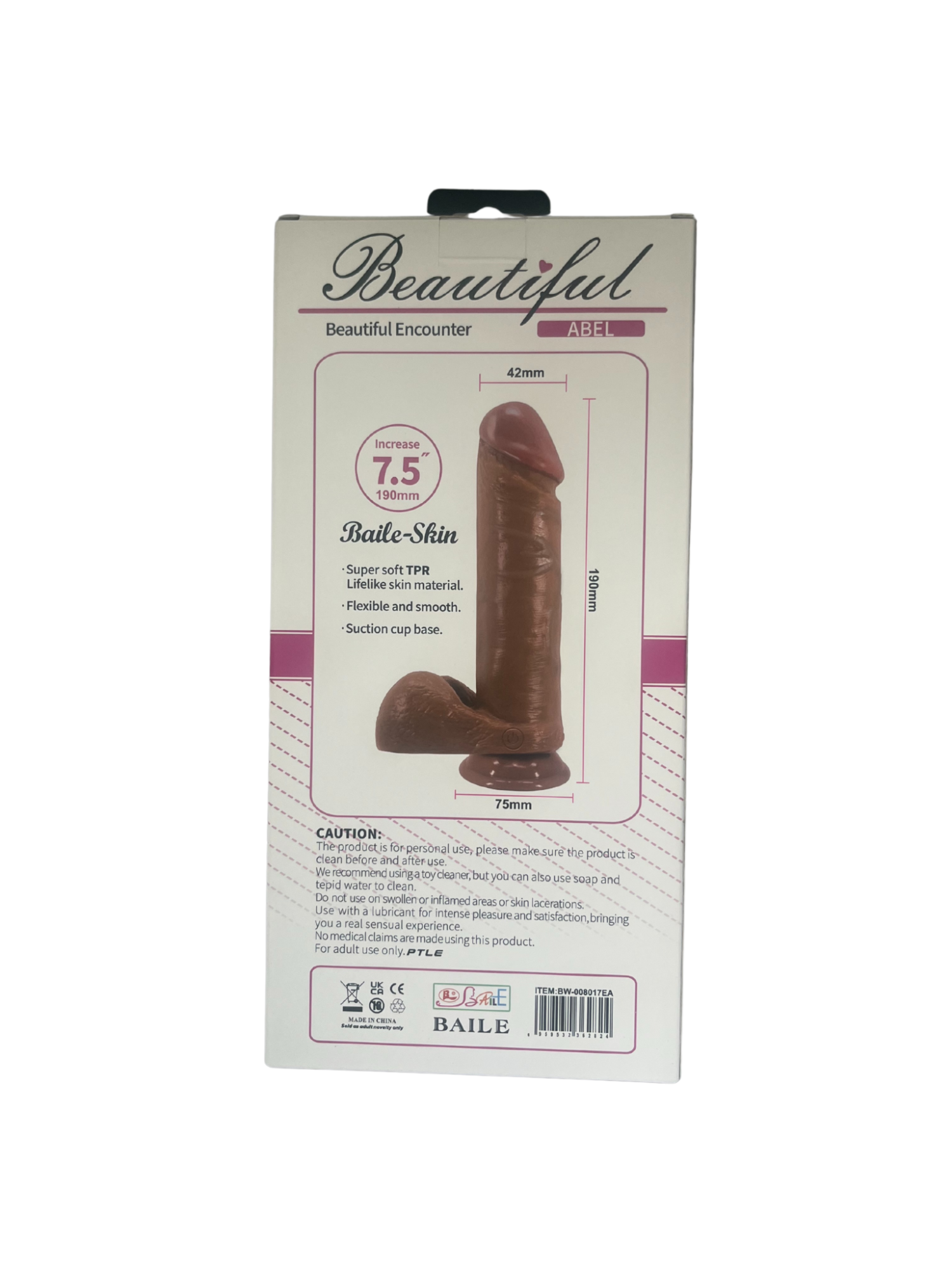 вибратор с эффектом скользящей кожи pretty love bw-008017ea в России