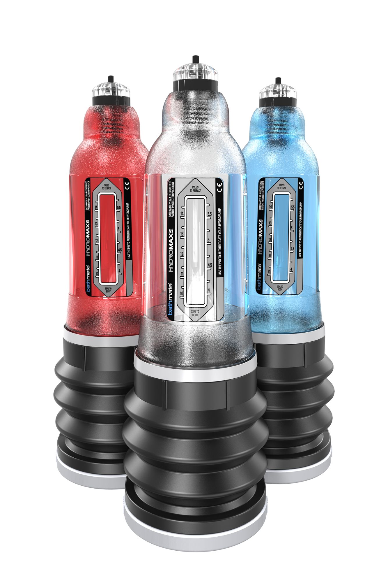 помпа для пениса bathmate hydromax5, abs пластик, голубая, 26 см (аналог hydromax x20) в России