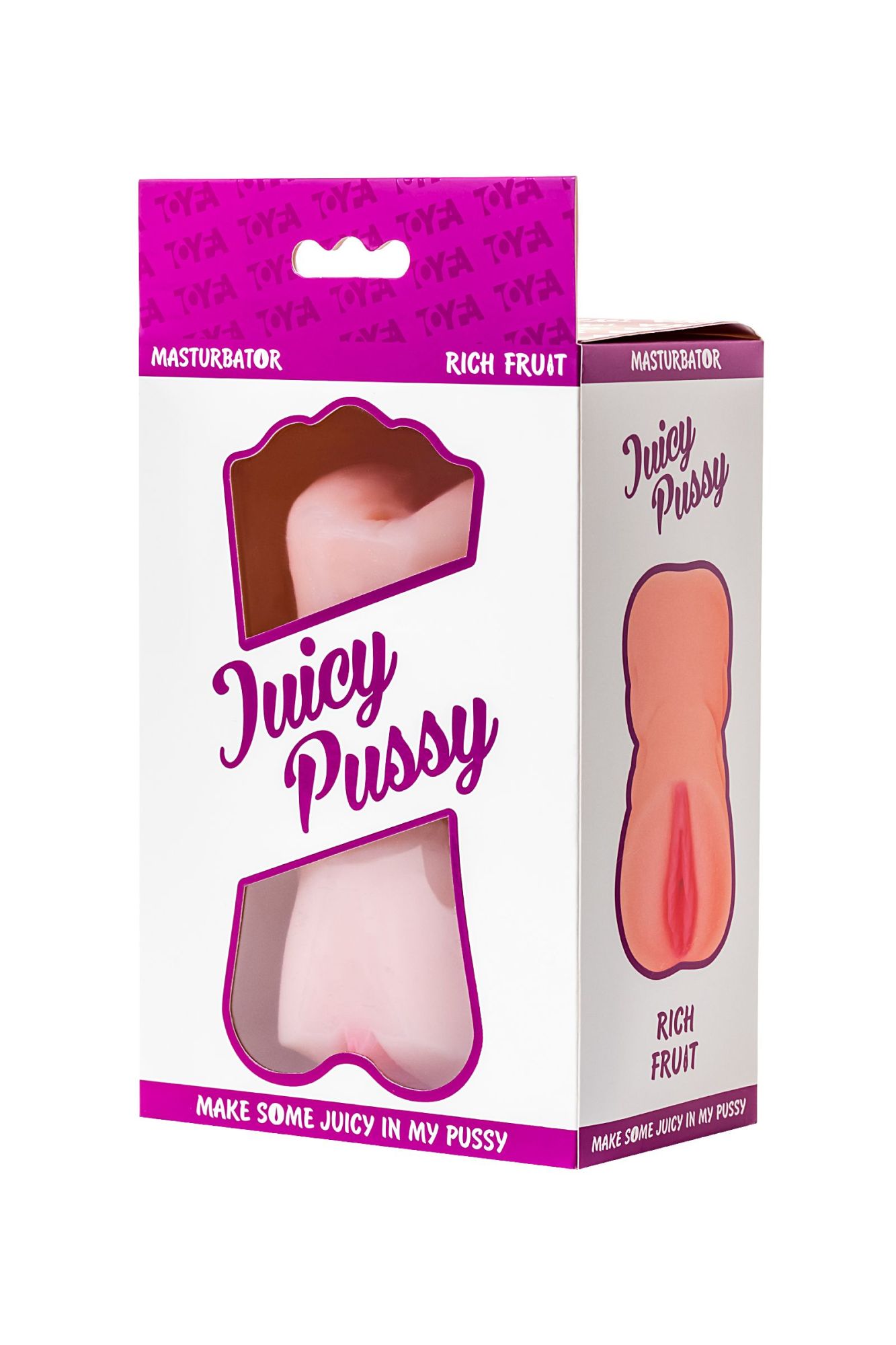 мастурбатор реалистичный toyfa juicy pussy rich fruit, tpr, телесный, 16 см в России