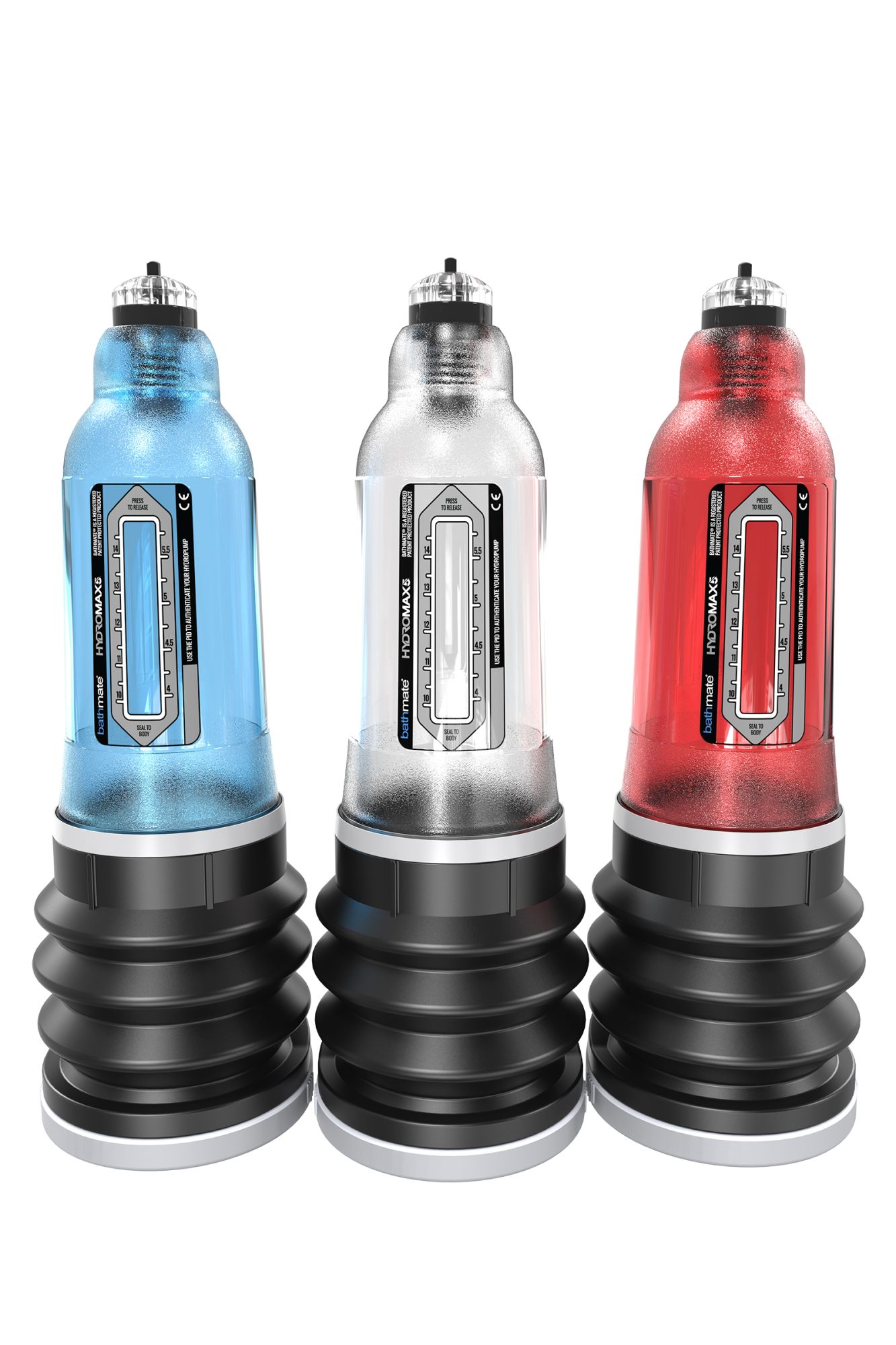 помпа для пениса bathmate hydromax5, abs пластик, голубая, 26 см (аналог hydromax x20) в России