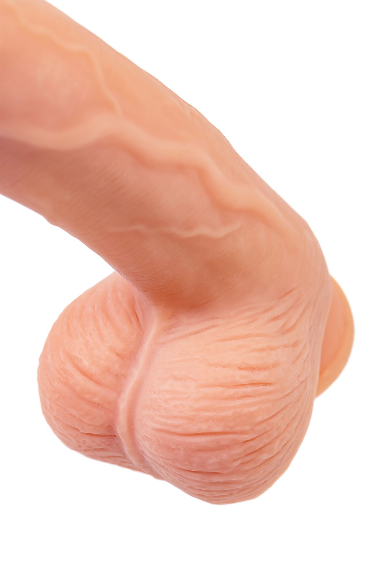 реалистичный фаллоимитатор realstick nude wilt, pvc, телесный, 29,5 см в России
