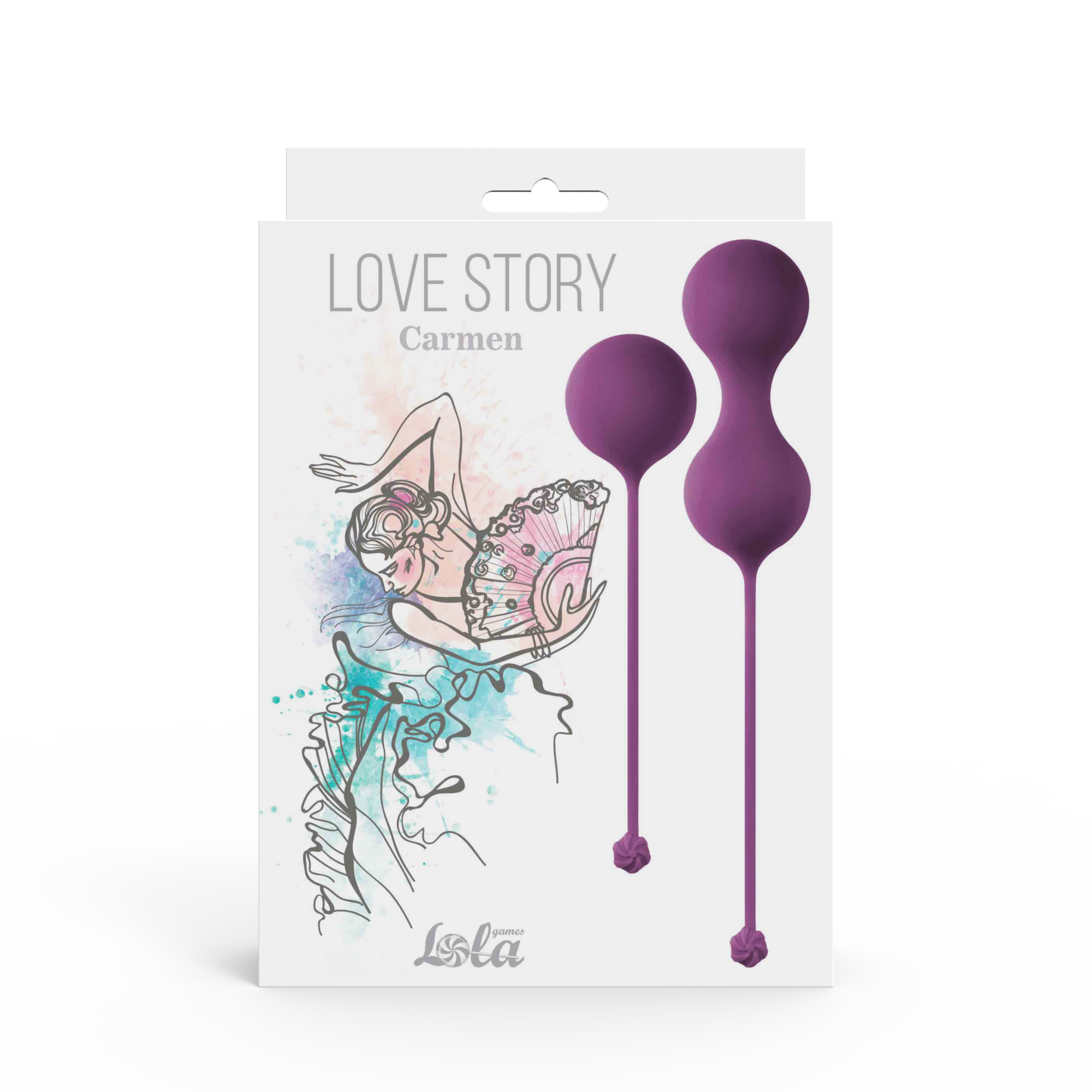 набор вагинальных шариков love story carmen lavender sunset 3011-03lola в России