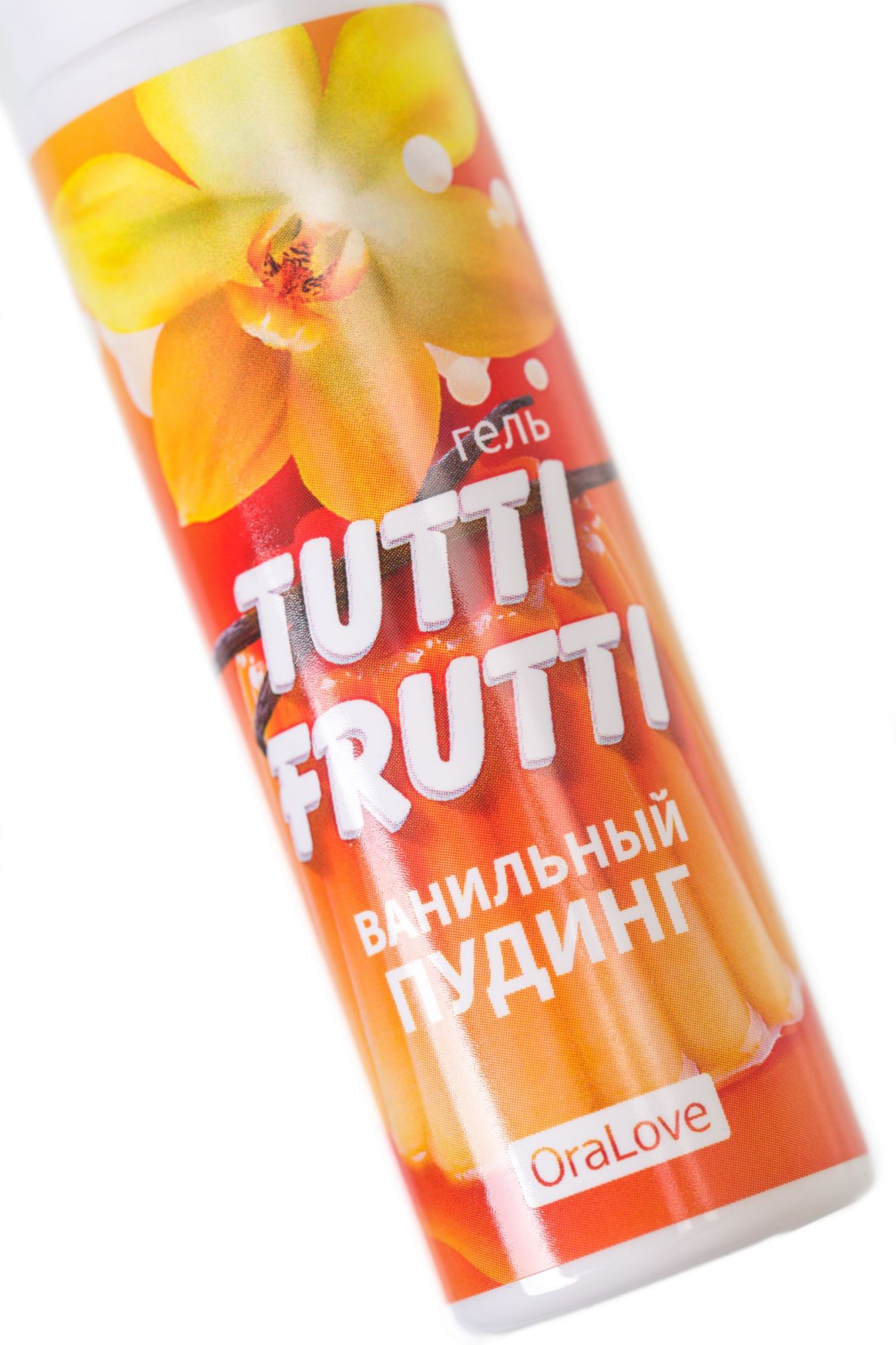 съедобная гель-смазка tutti-frutti для орального секса со вкусом ванильный пудинг, 30 гр в России