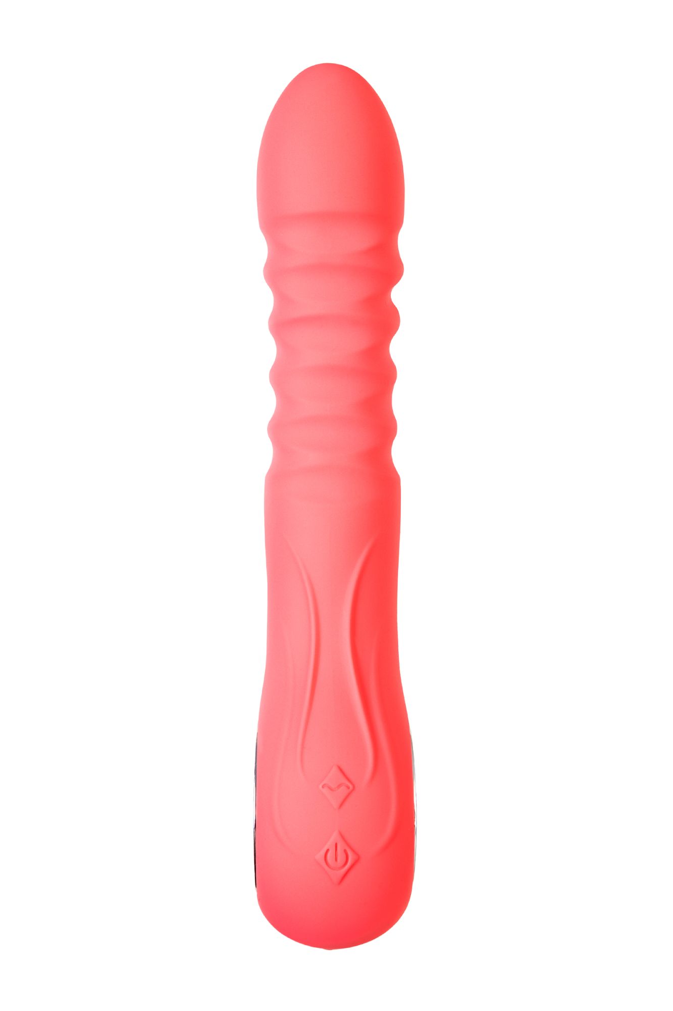 стимулятор с функцией up&down flovetta flox, силикон, коралловый, 21,5 см в России