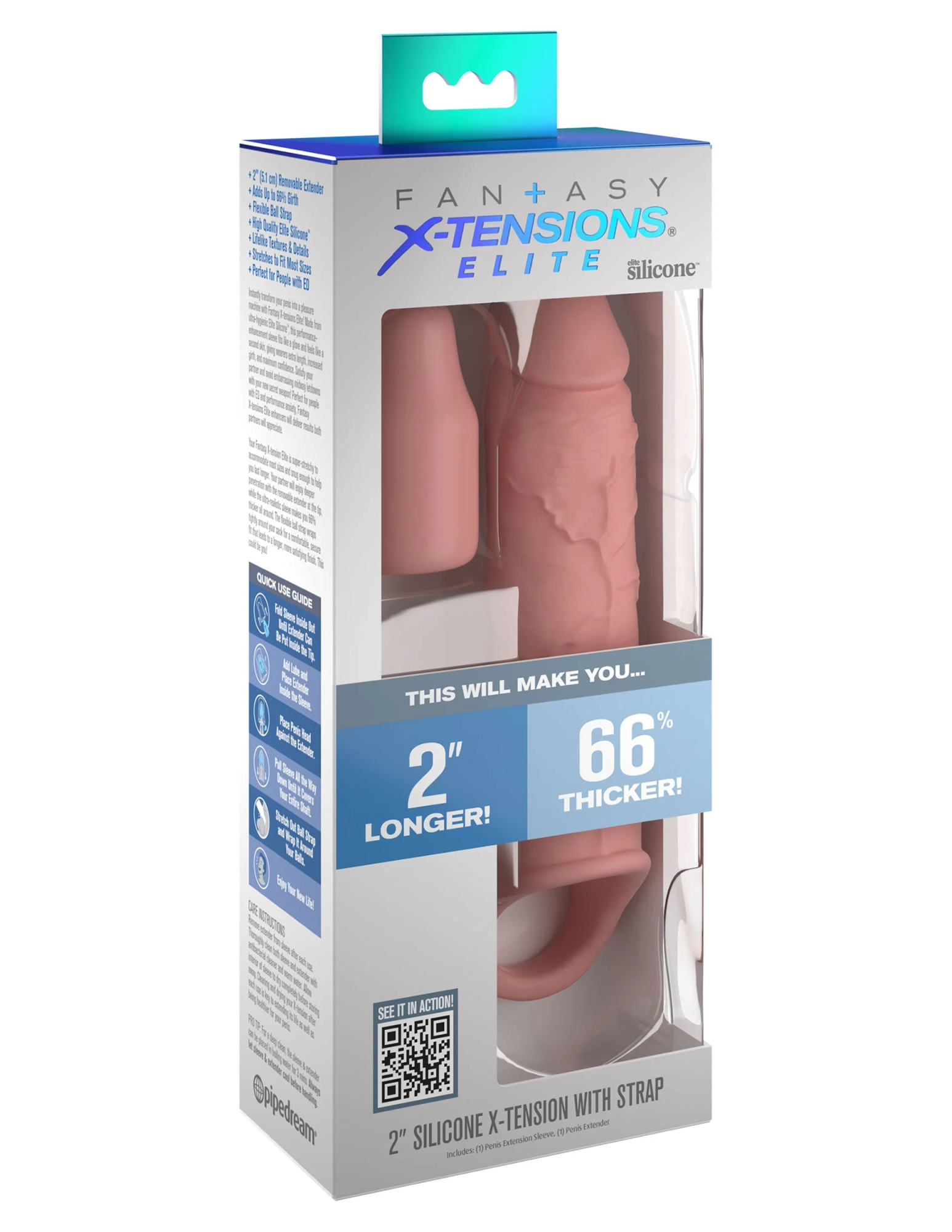 страпон fantasy x-tensions elite 6" extension with strap - light pipedream 415021pd в России