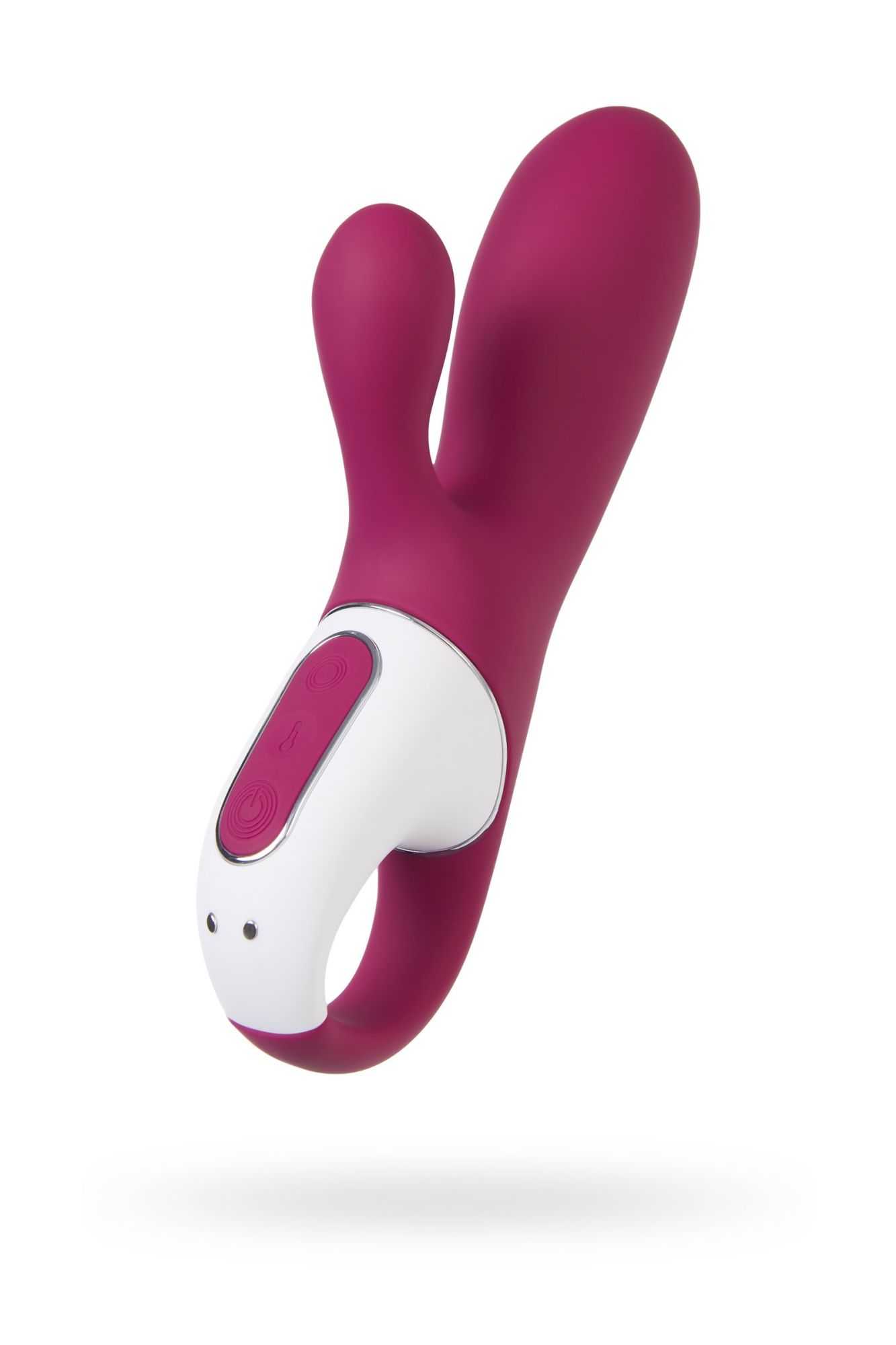 вибратор satisfyer hot bunny с клиторальным стимулятором, красный в России