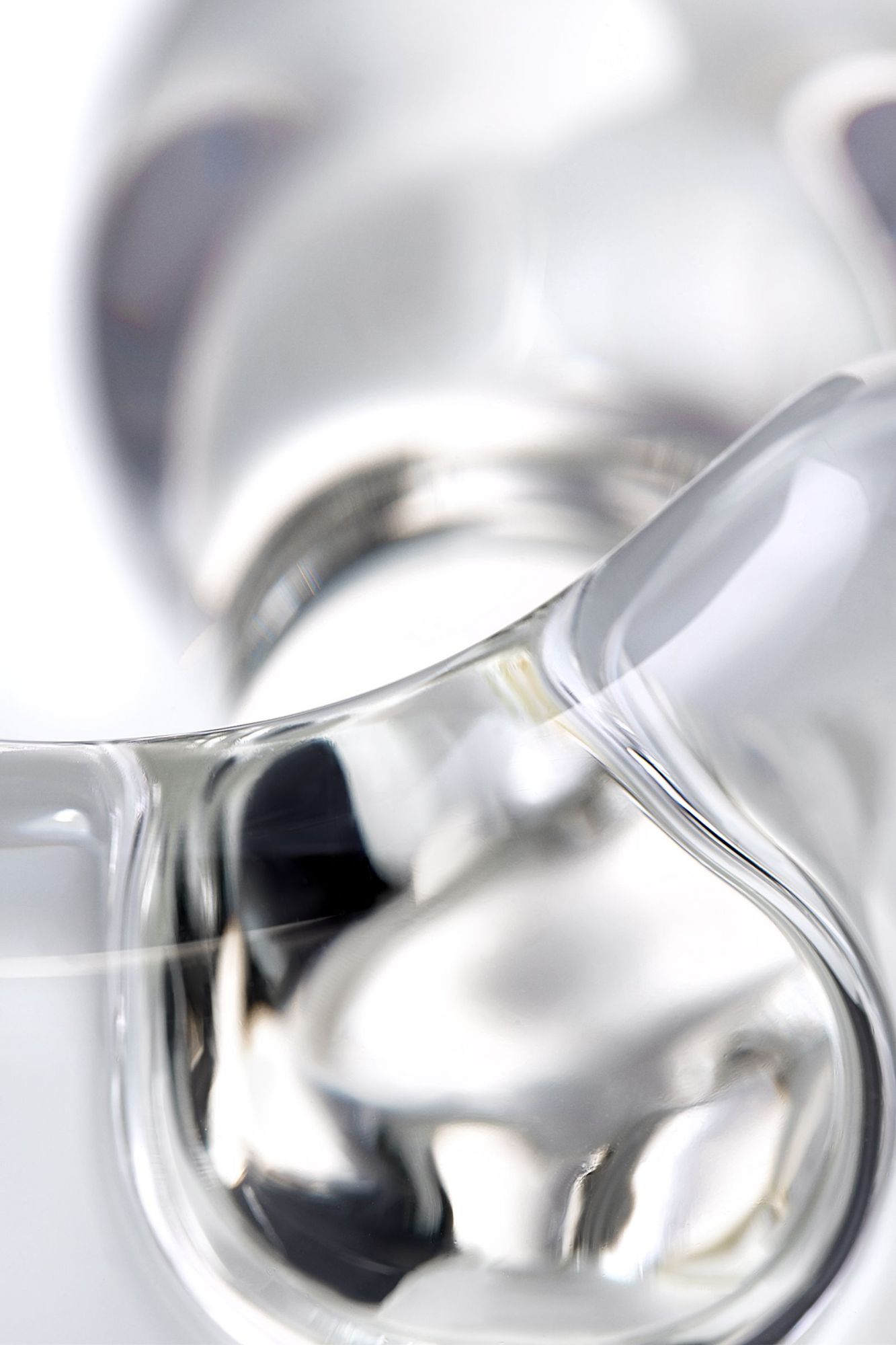анальная втулка sexus glass, стекло, прозрачная, 10,5 см, ø 3,5 см в России