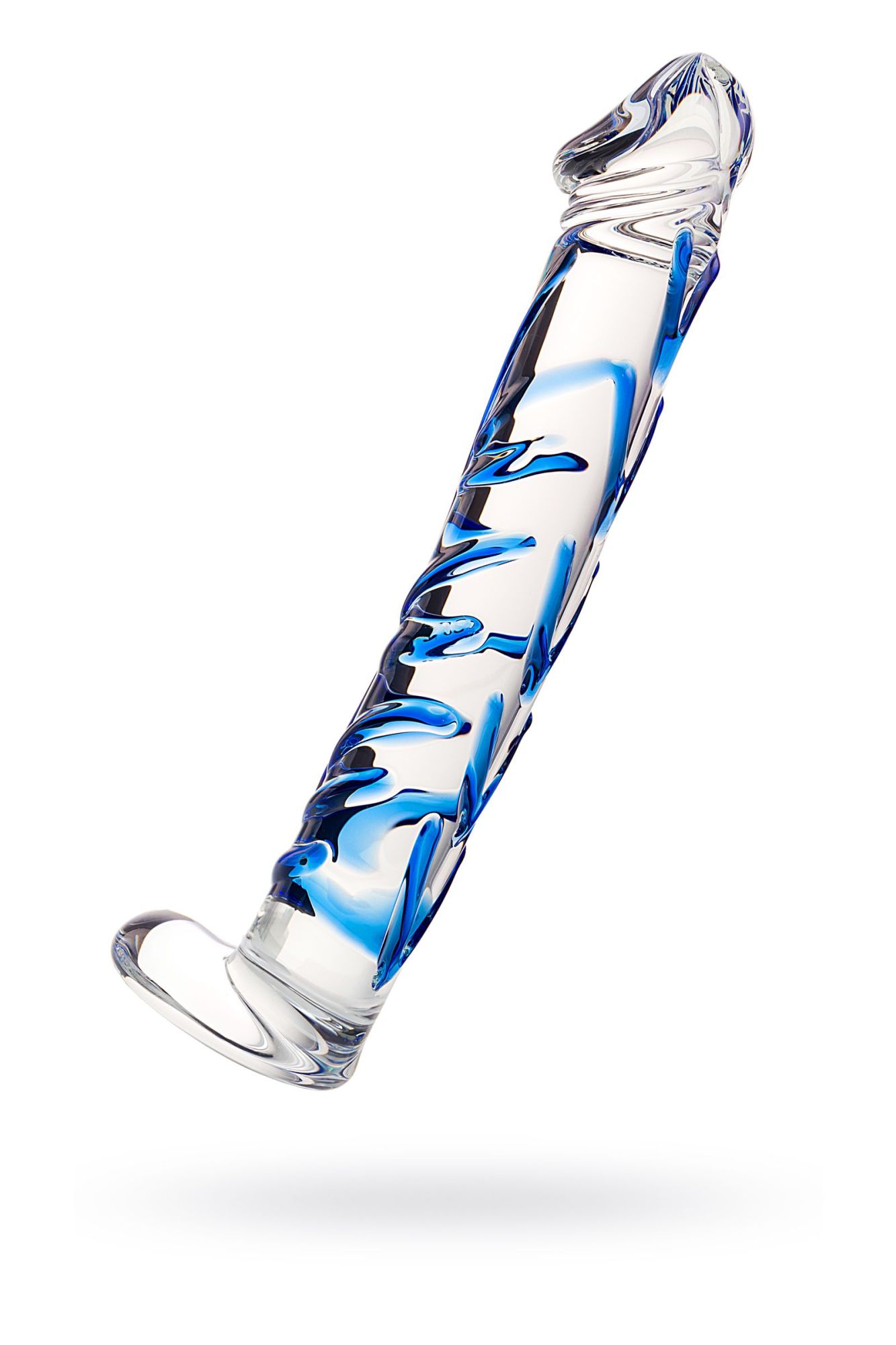 нереалистичный фаллоимитатор sexus glass, стекло, прозрачный, 17 см в России
