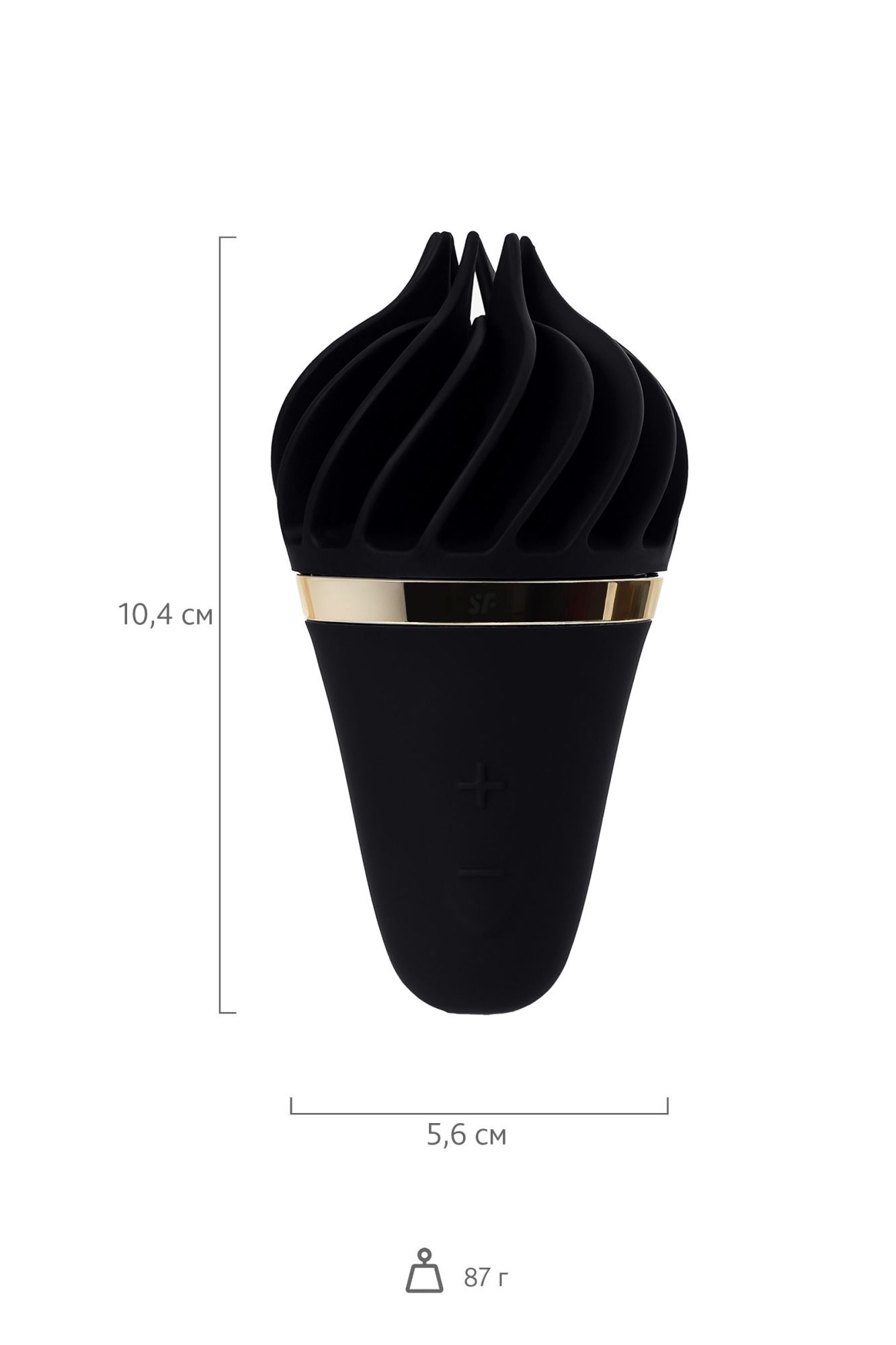 вибромассажер satisfyer layons sweet treat, силикон, черный, 10,4 см. в России