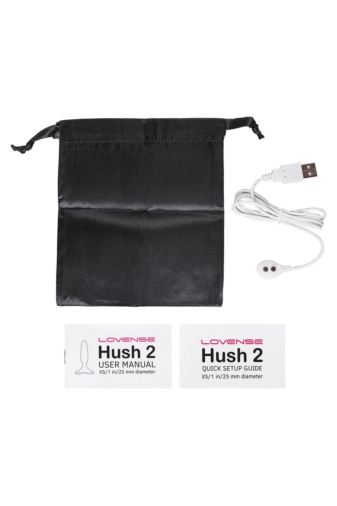 анальная втулка lovense hush 2 (xs), силикон, черная, 12,1 см в России