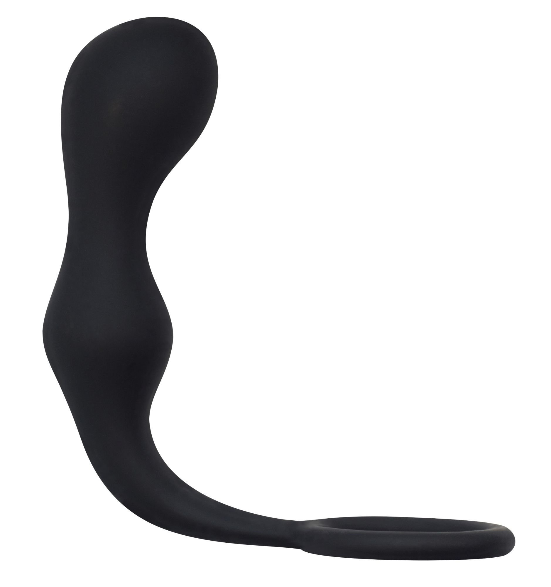эрекционное кольцо с анальной пробкой double pleasure anal plug black 4217-01lola в России
