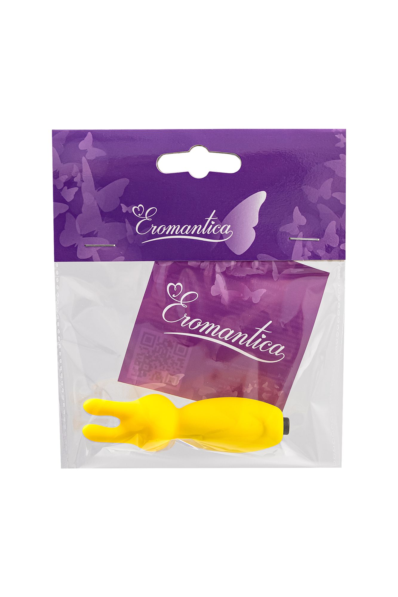 минивибратор eromantica fluffy, силикон, желтый, 8,5 см в России
