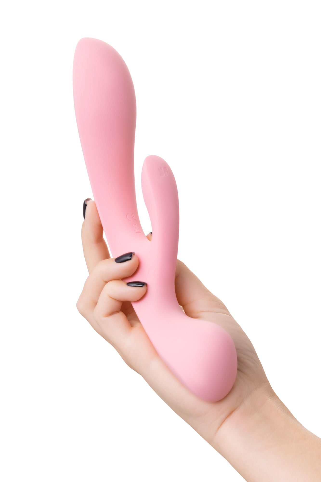нереалистичный вибратор satisfyer triple oh, силикон, розовый, 24 см в России
