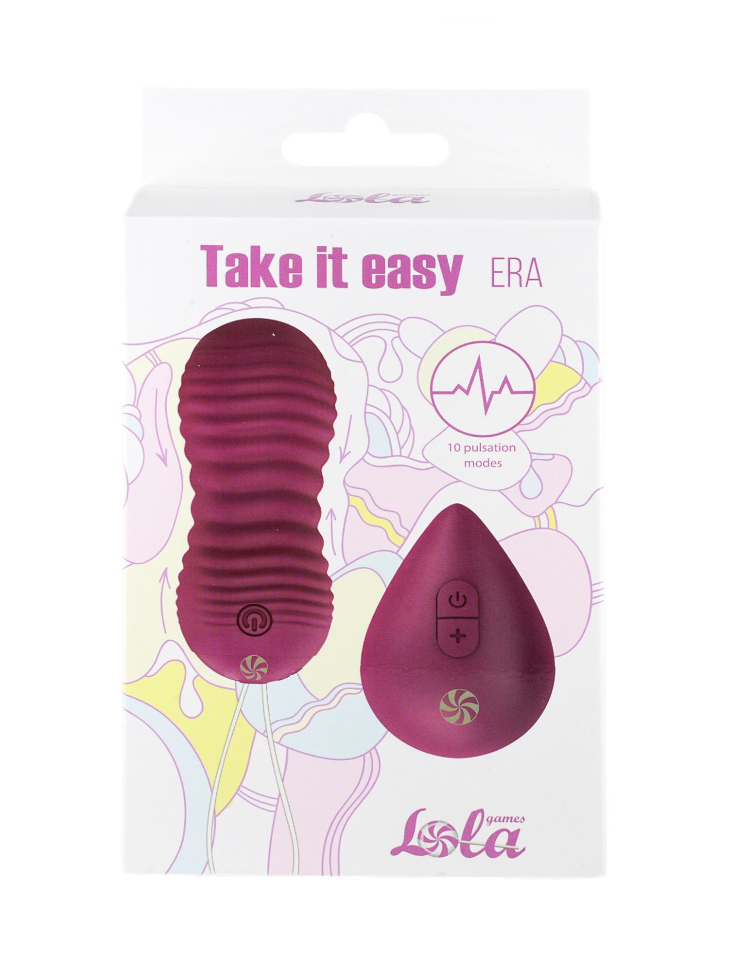 пульсирующие виброшарики на пульте take it easy era purple 9021-05lola в России