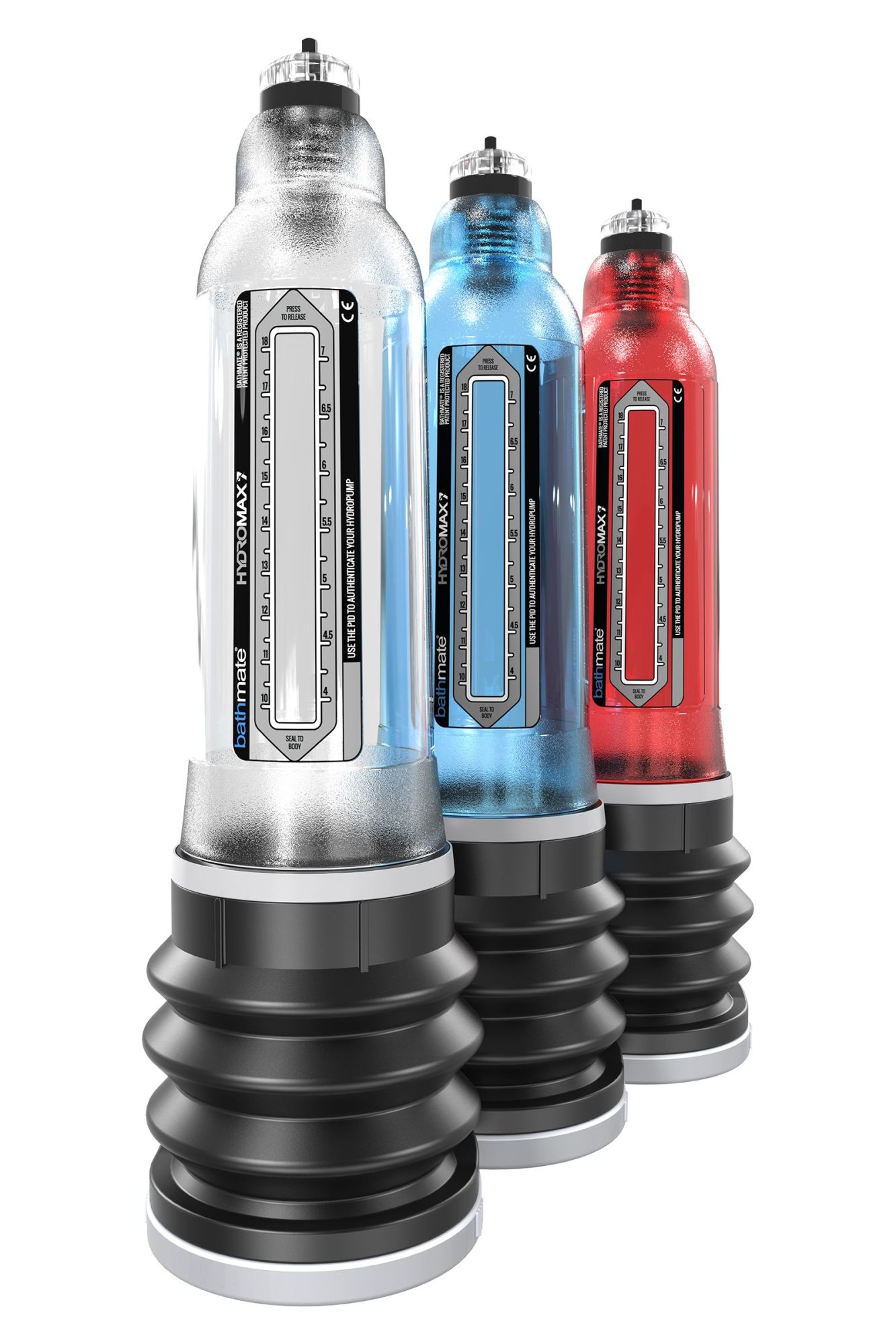 гидропомпа bathmate hydromax7, abs пластик, голубая (аналог hydromax x30) в России