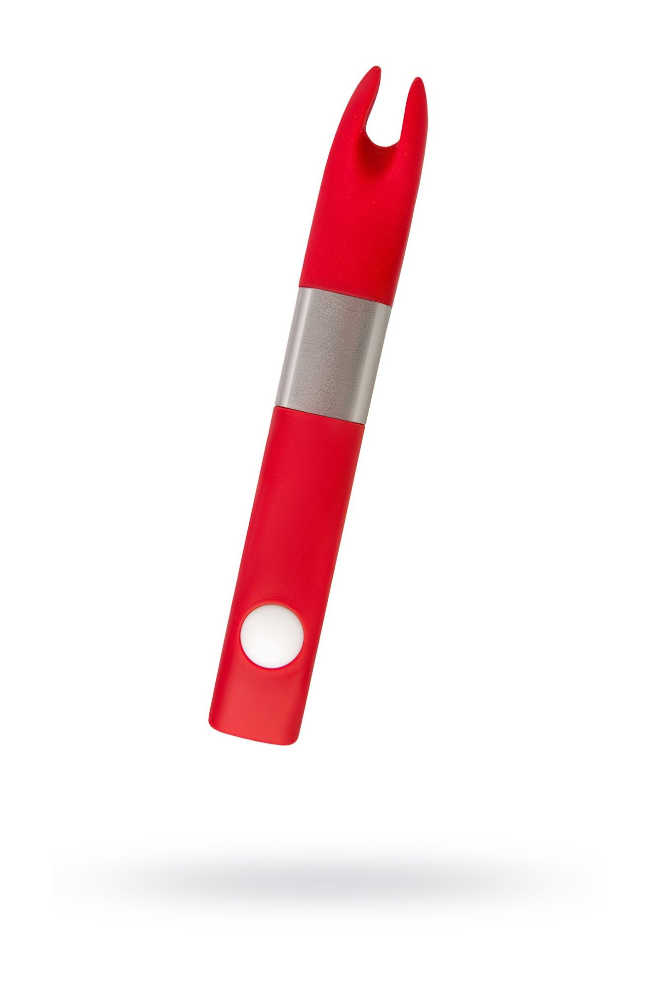 вибратор клиторальный qvibry 4gb usb памяти, силикон, красный, 12 см в России