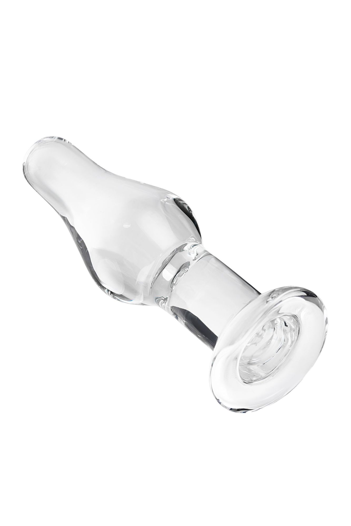 анальная втулка sexus glass, стекло, прозрачная, 14,5 см, ø 4 см в России