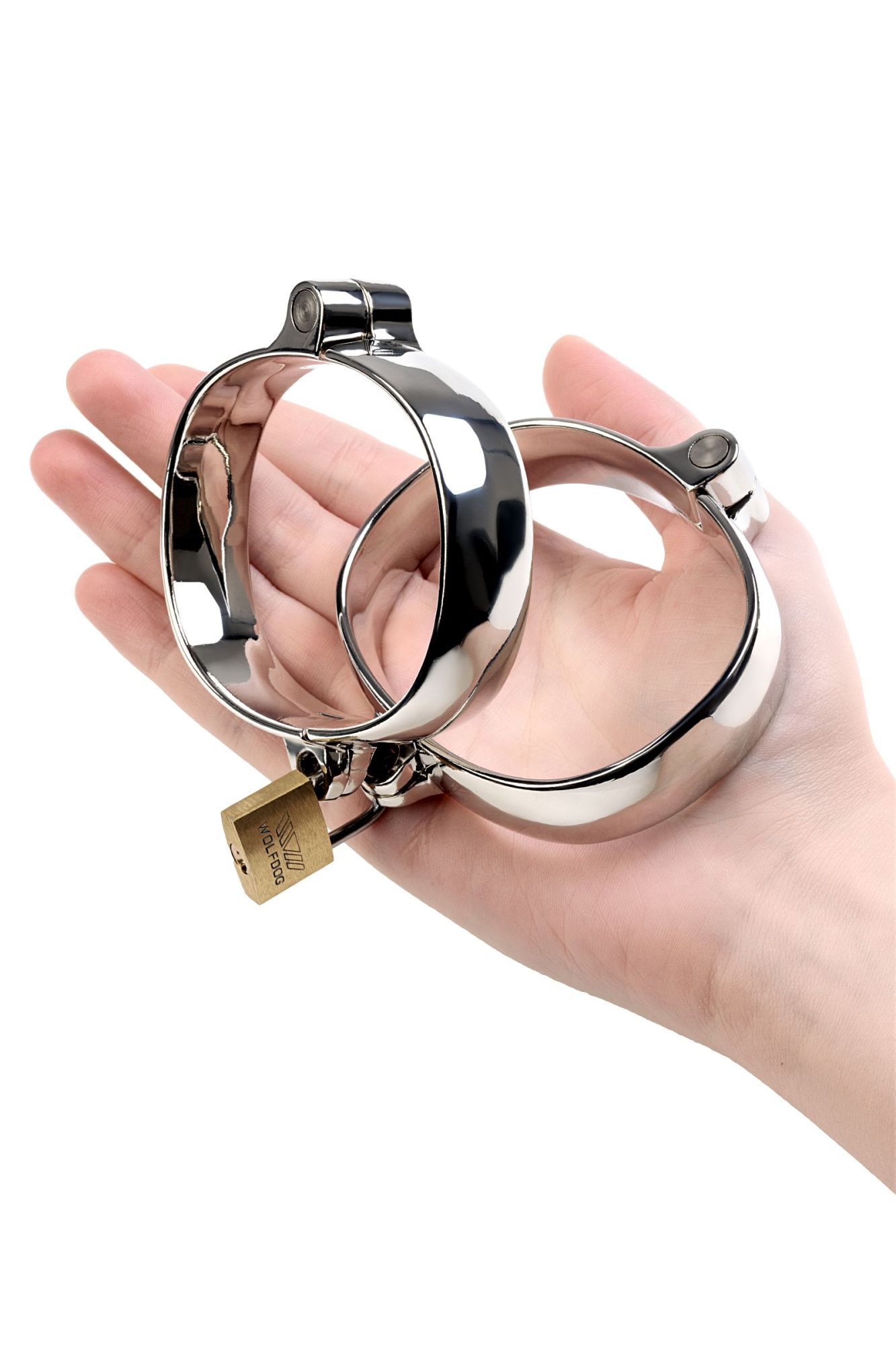 наручники, toyfa metal, серебристые, 6,5х8 см в России