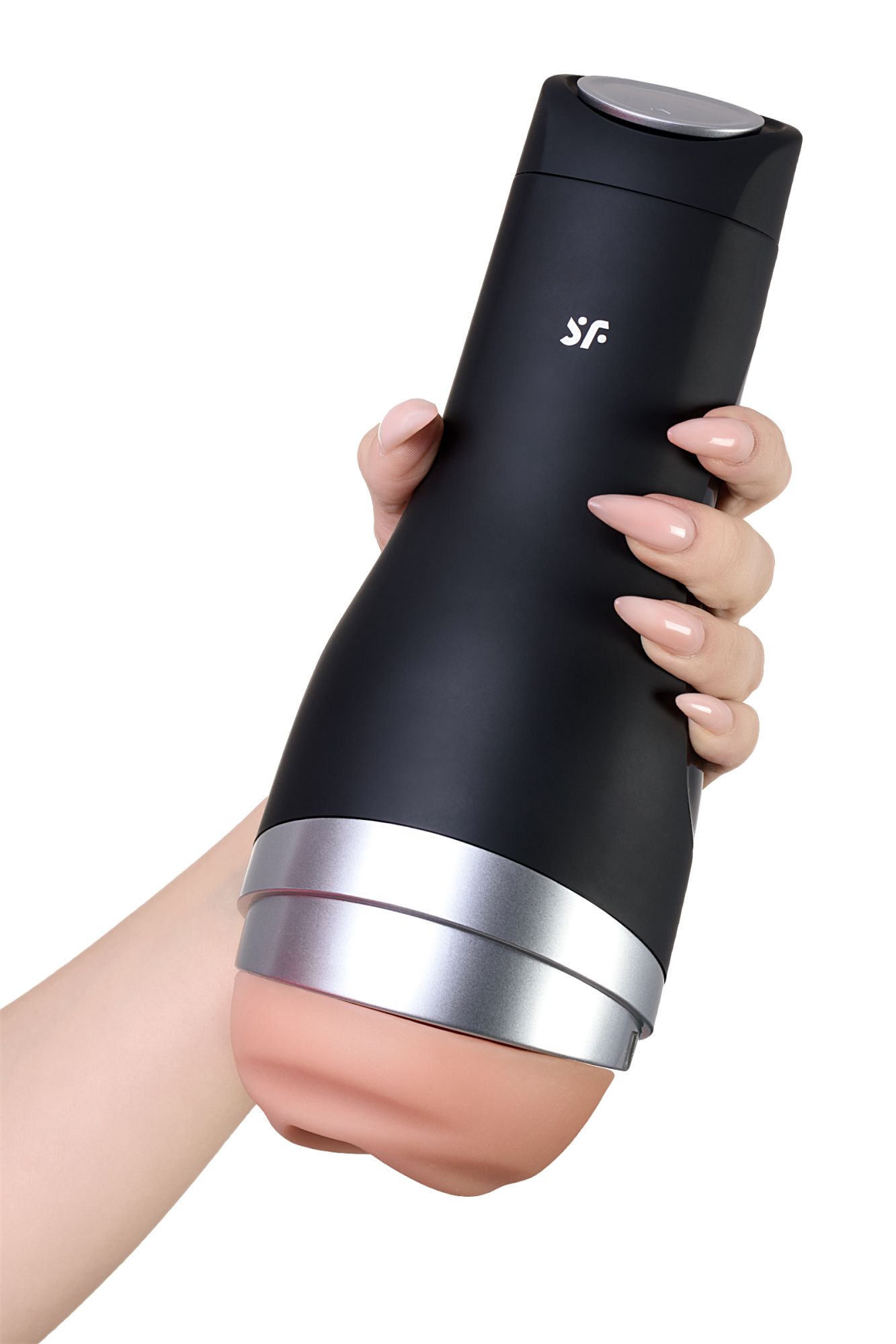 мастурбатор нереалистичный satisfyer men classic, tpe, серебристый, 25,4 см. в России