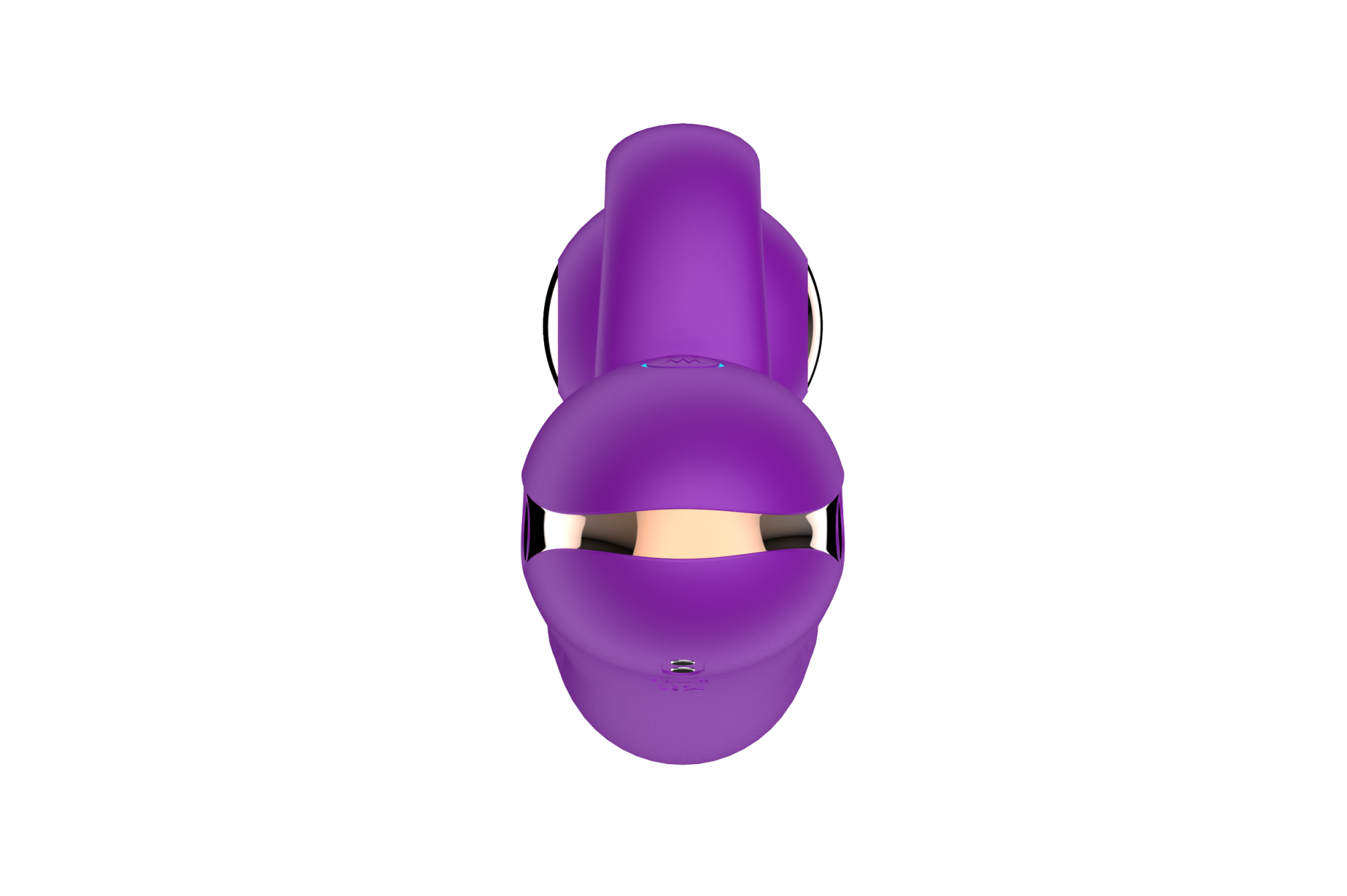 силиконовый вибратор-кролик с функцией вращения sw3052-purple в России