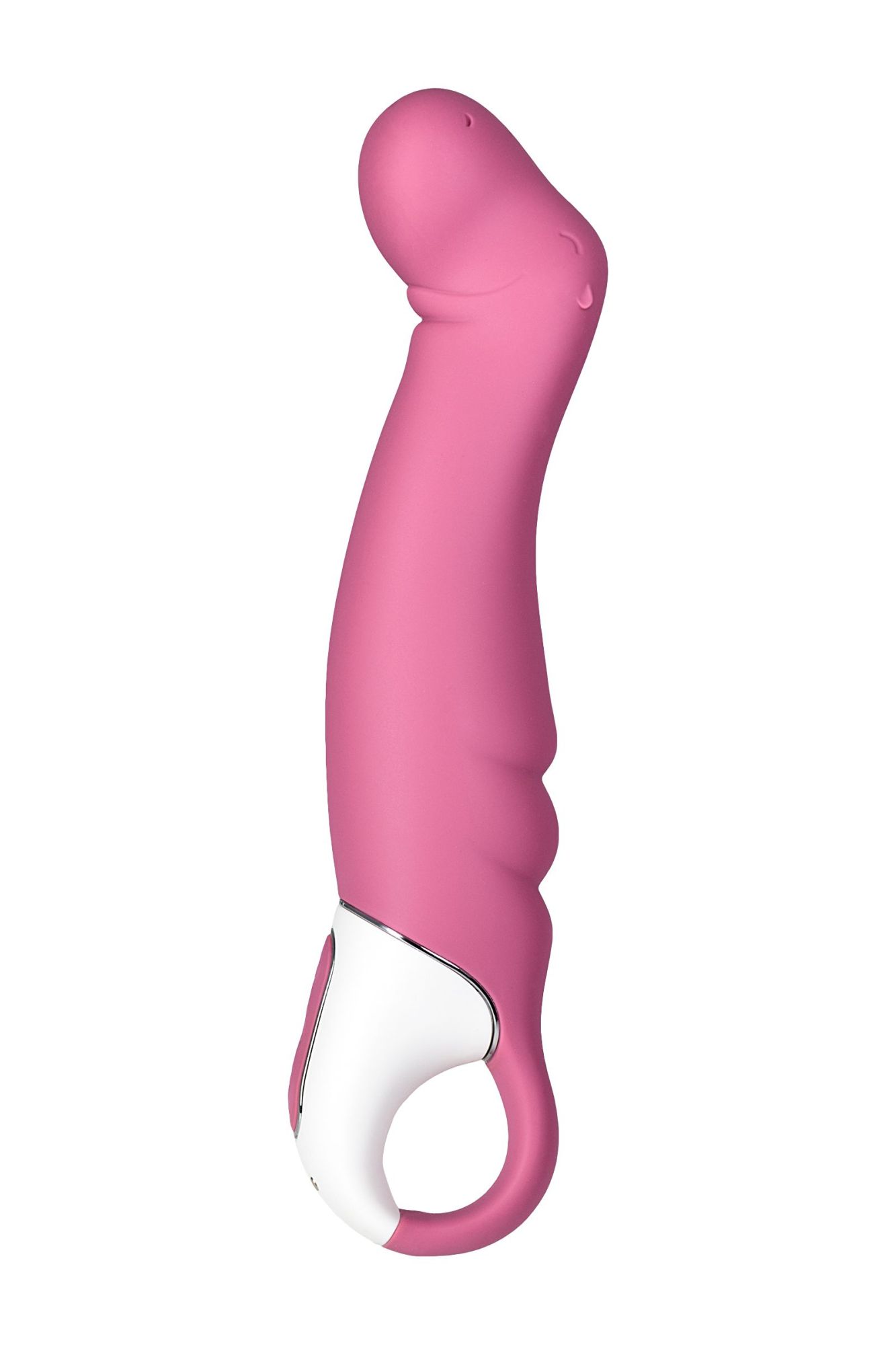 нереалистичный вибратор satisfyer vibes petting hippo, силикон, красный, 22,9 см. в России