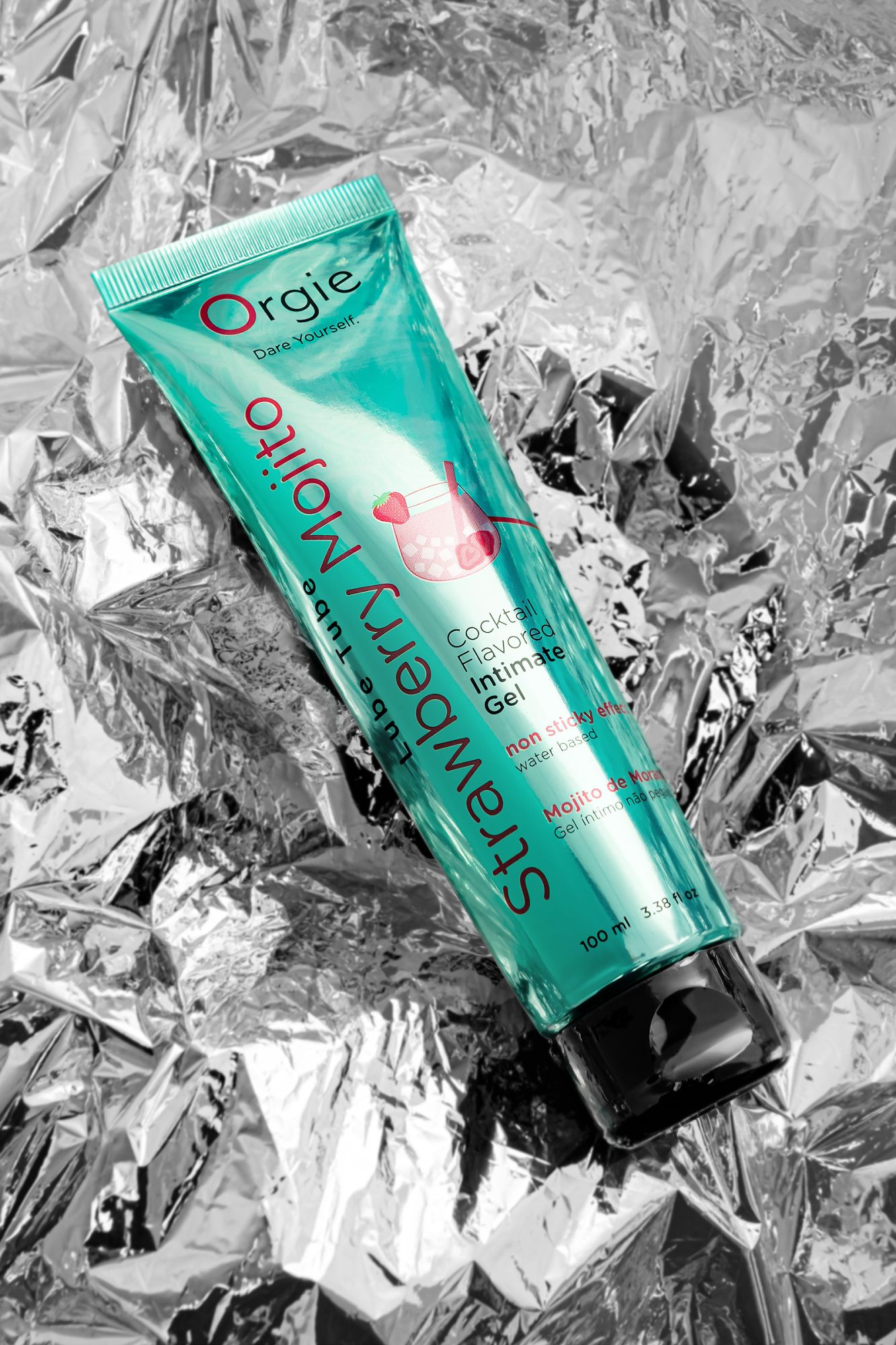 интимный гель orgie lube tube на водной основе, со вкусом клубничного мохито,100 мл в России