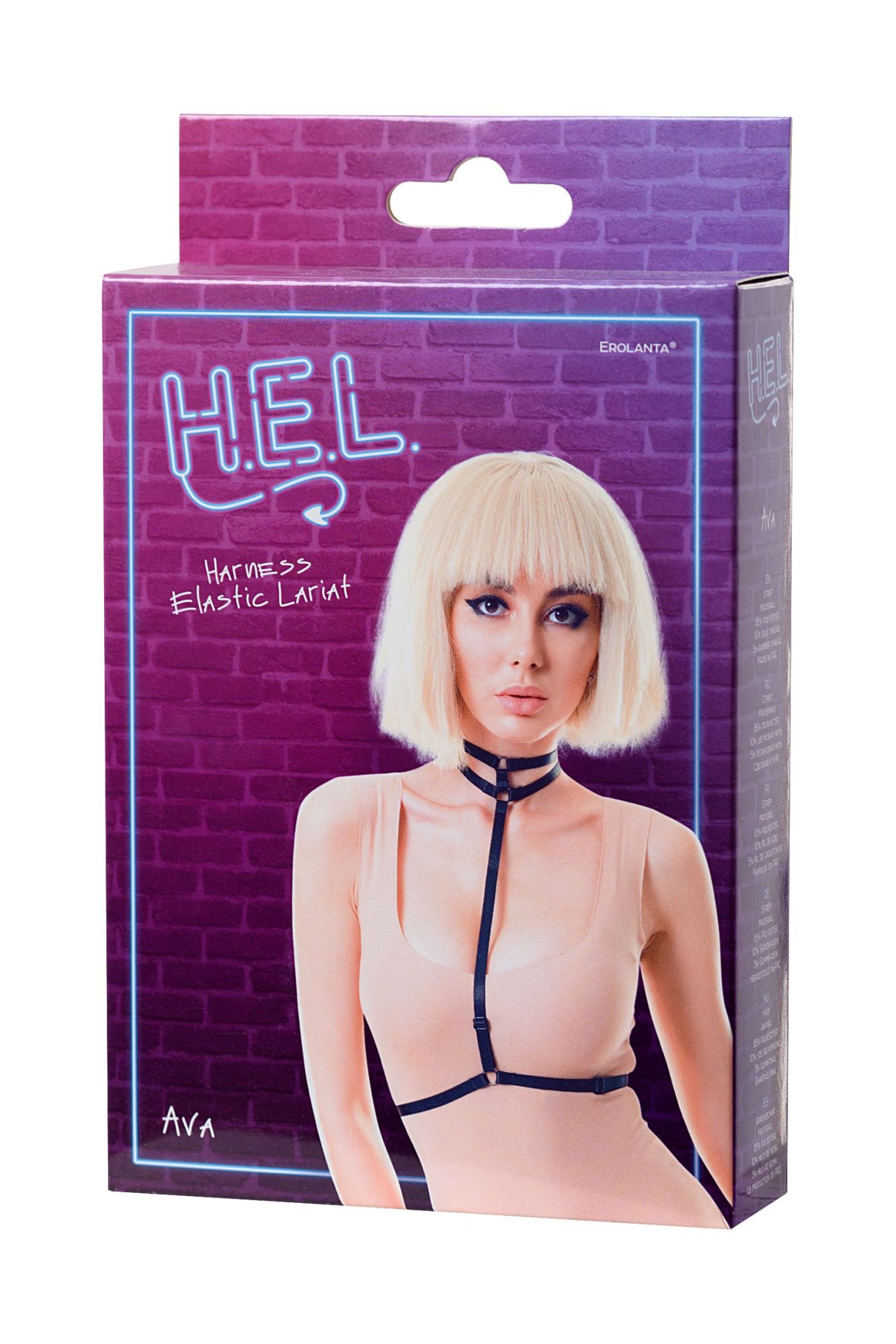Эротическое стреп h.e.l. ava, текстиль, черный, os в России