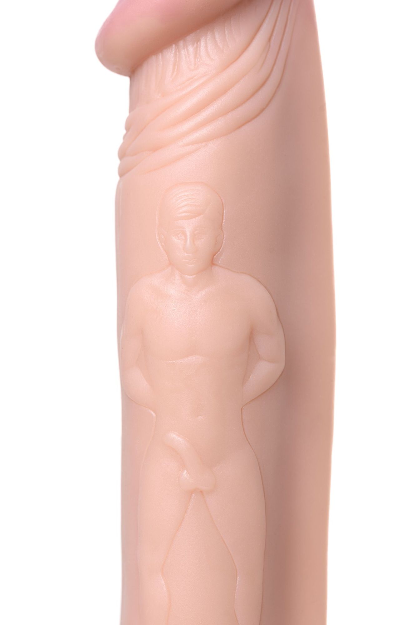 реалистичный фаллоимитатор realstick nude, pvc, телесный, 23 см в России