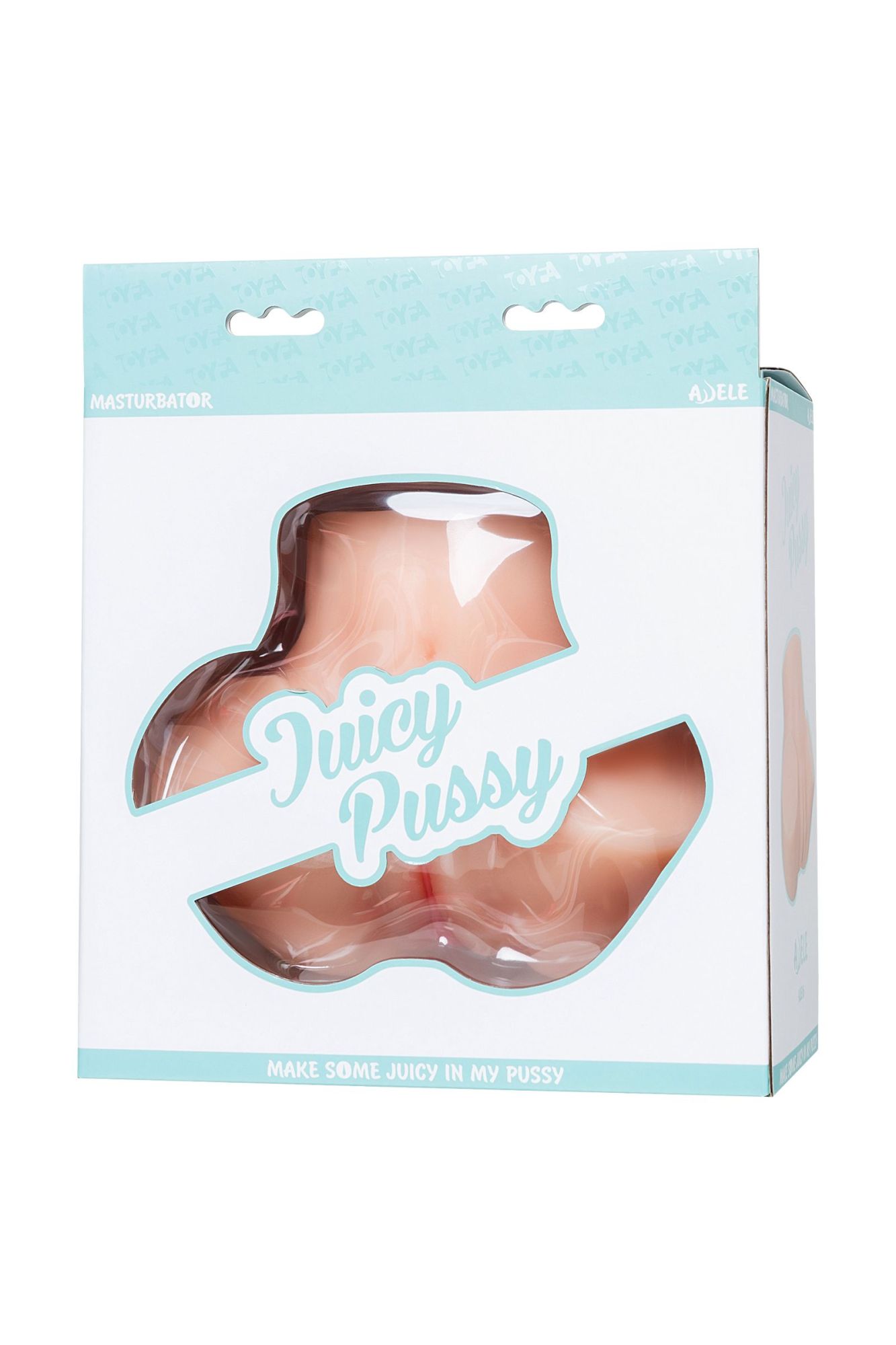 мастурбатор реалистичный toyfa juicy pussy adele, tpe, телесный в России