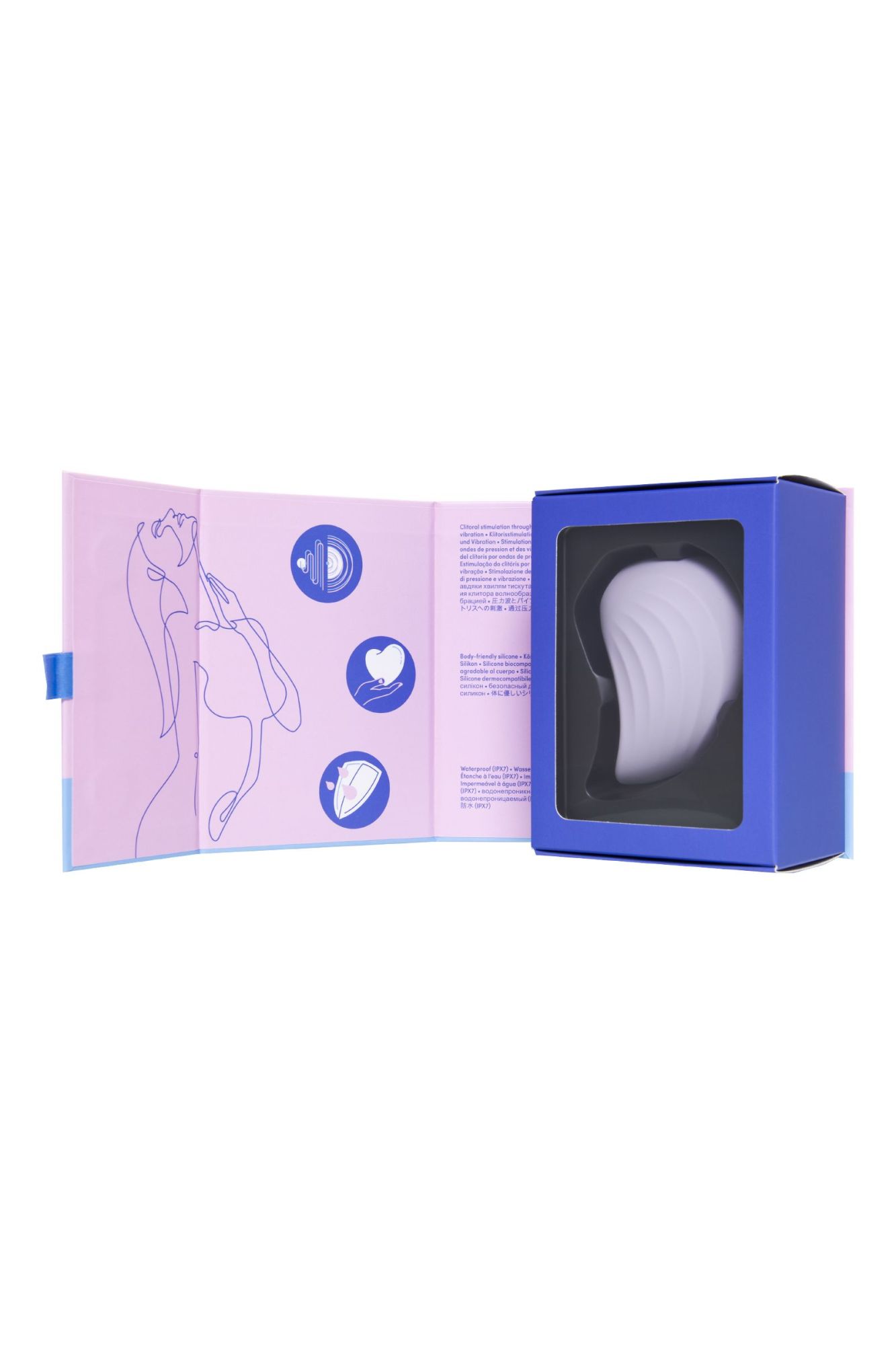 вакуум-волновой бесконтактный стимулятор клитора satisfyer pearl diver, силикон, фиолетовый, 5 см в России
