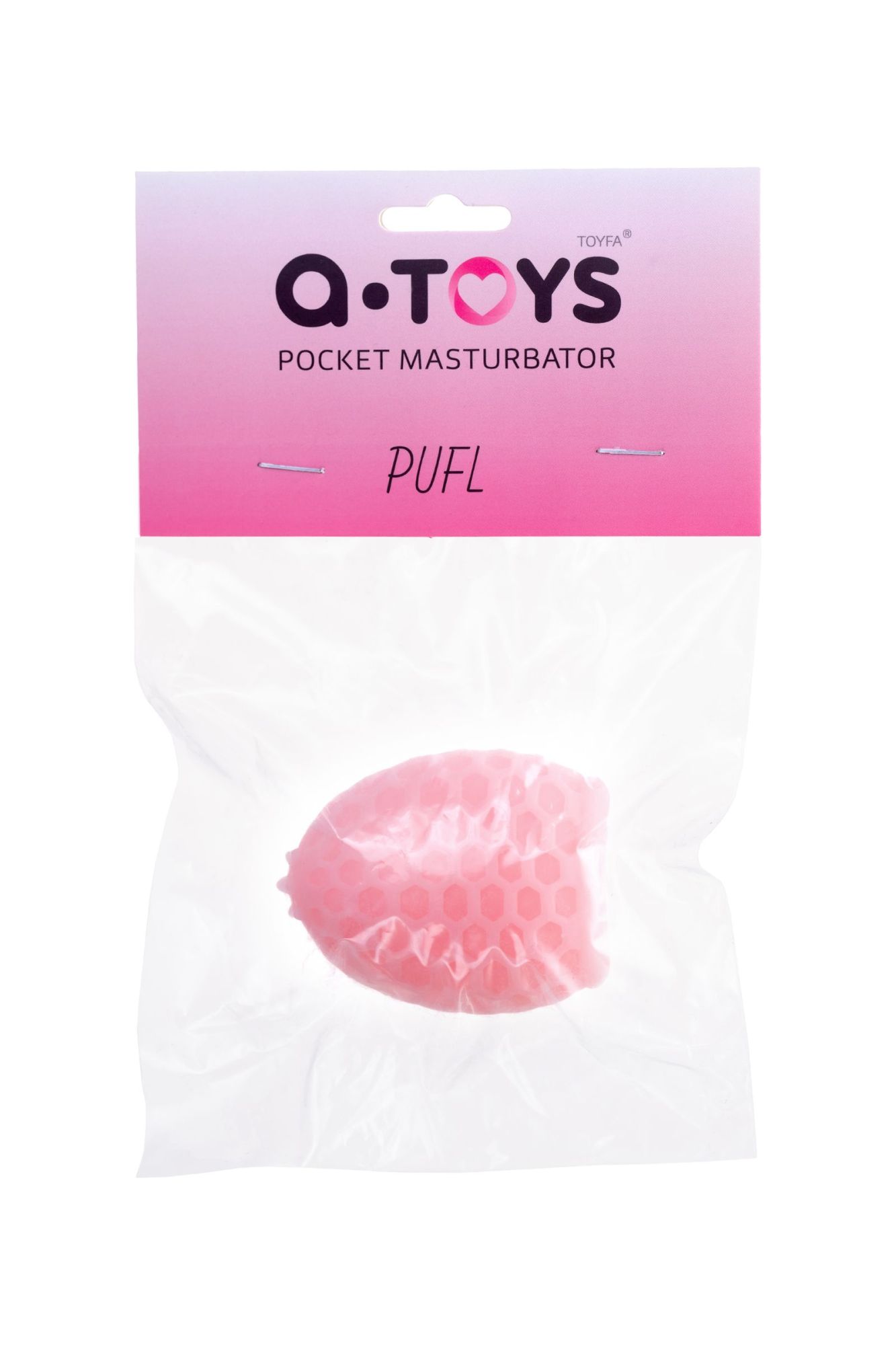 мастурбатор a-toys pufl, розовый, тре, 6 см ø 2,7 см в России