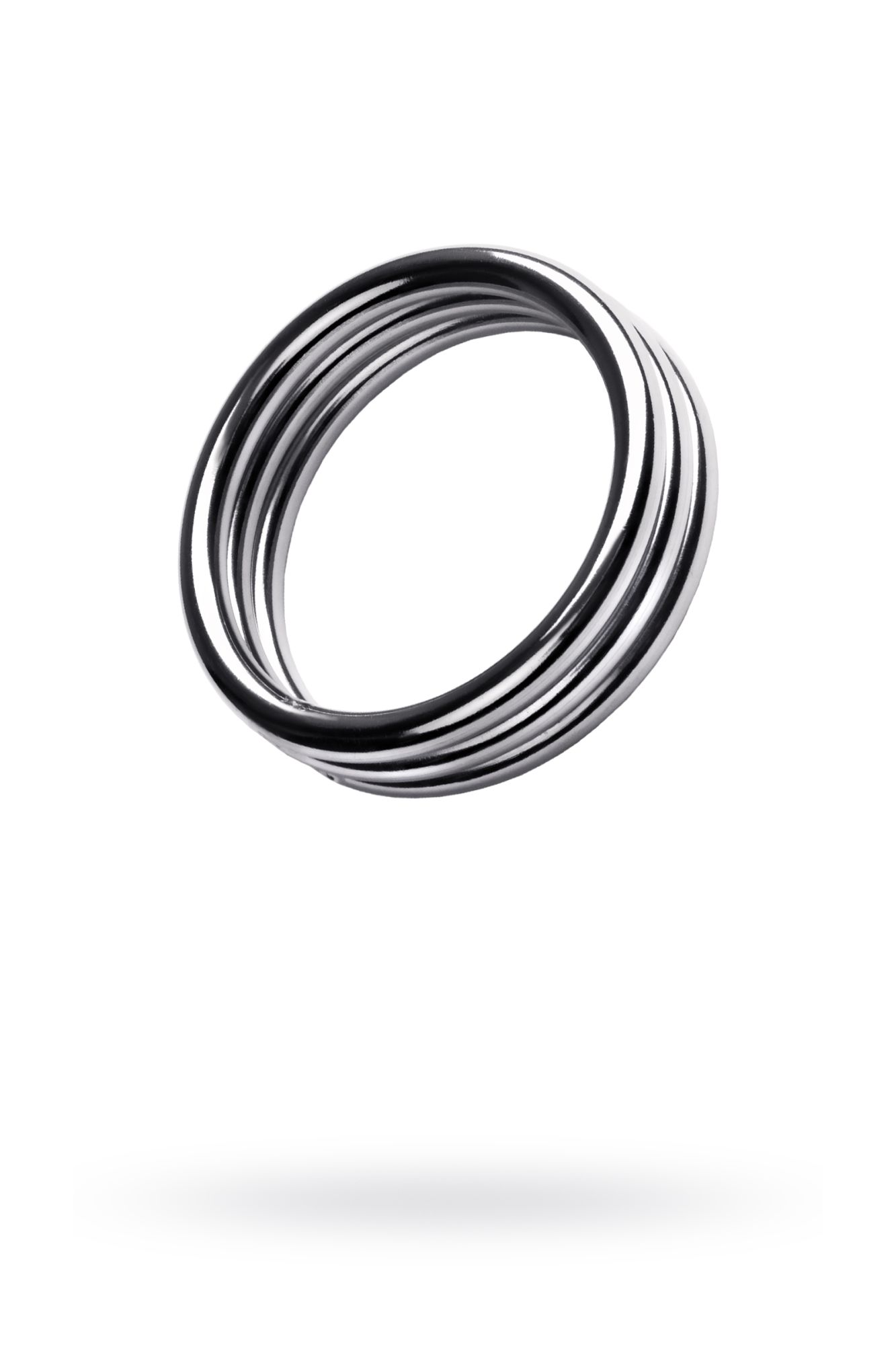 эрекционное кольцо на пенис toyfa metal, серебряное, ø 4,3 см в России