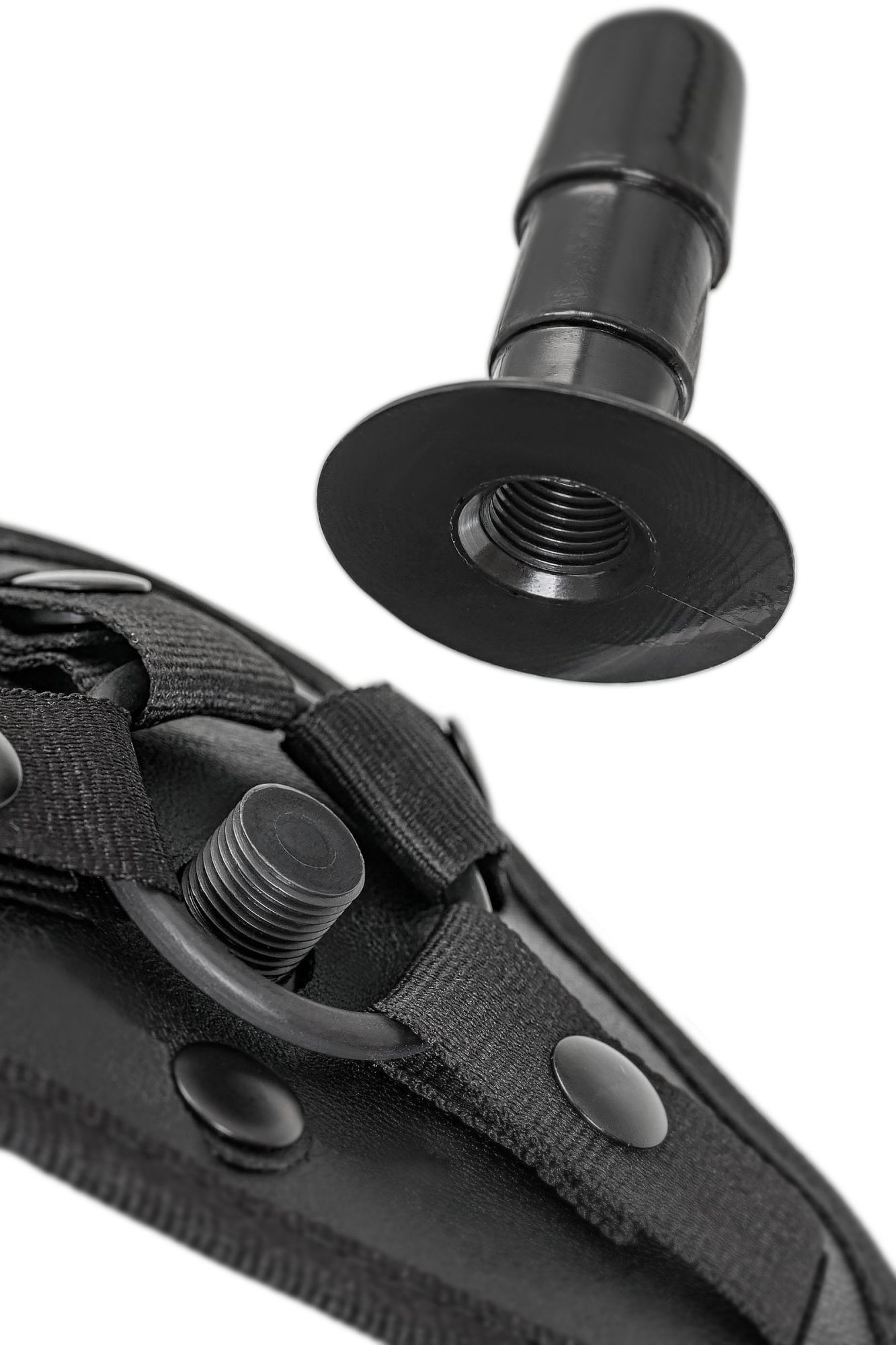трусики для страпона realstick strap-on dylan, экокожа, черные в России